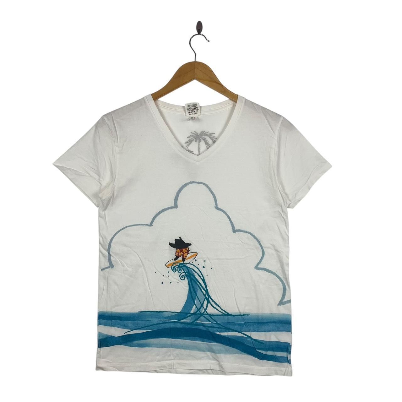 Other RYUKYU PIRAS SURF Ocean Wave Surfing Cartoon Tee Size S / US 4 / IT 40 - 1 Thumbnail