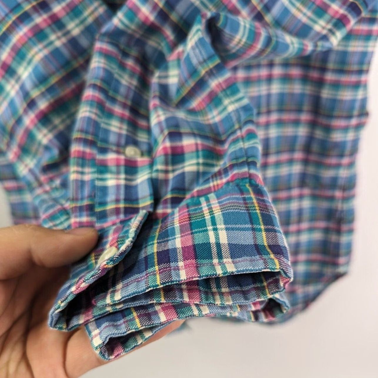 Ralph Lauren Ralph Lauren Shirt Button-Down Men's S Plaid Custom Fit Long Sleeve Multicolor Polo Ralph Lauren Logo Casual Size US S / EU 44-46 / 1 - 3 Thumbnail