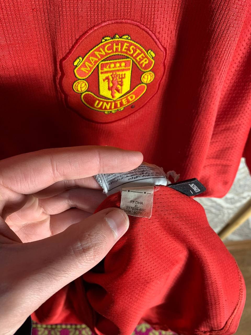 Nike VINTAGE NIKE FC MANCHESTER UNITED ENGLAND SOCCER JERSEY 90s Size US XL / EU 56 / 4 - 10 Thumbnail
