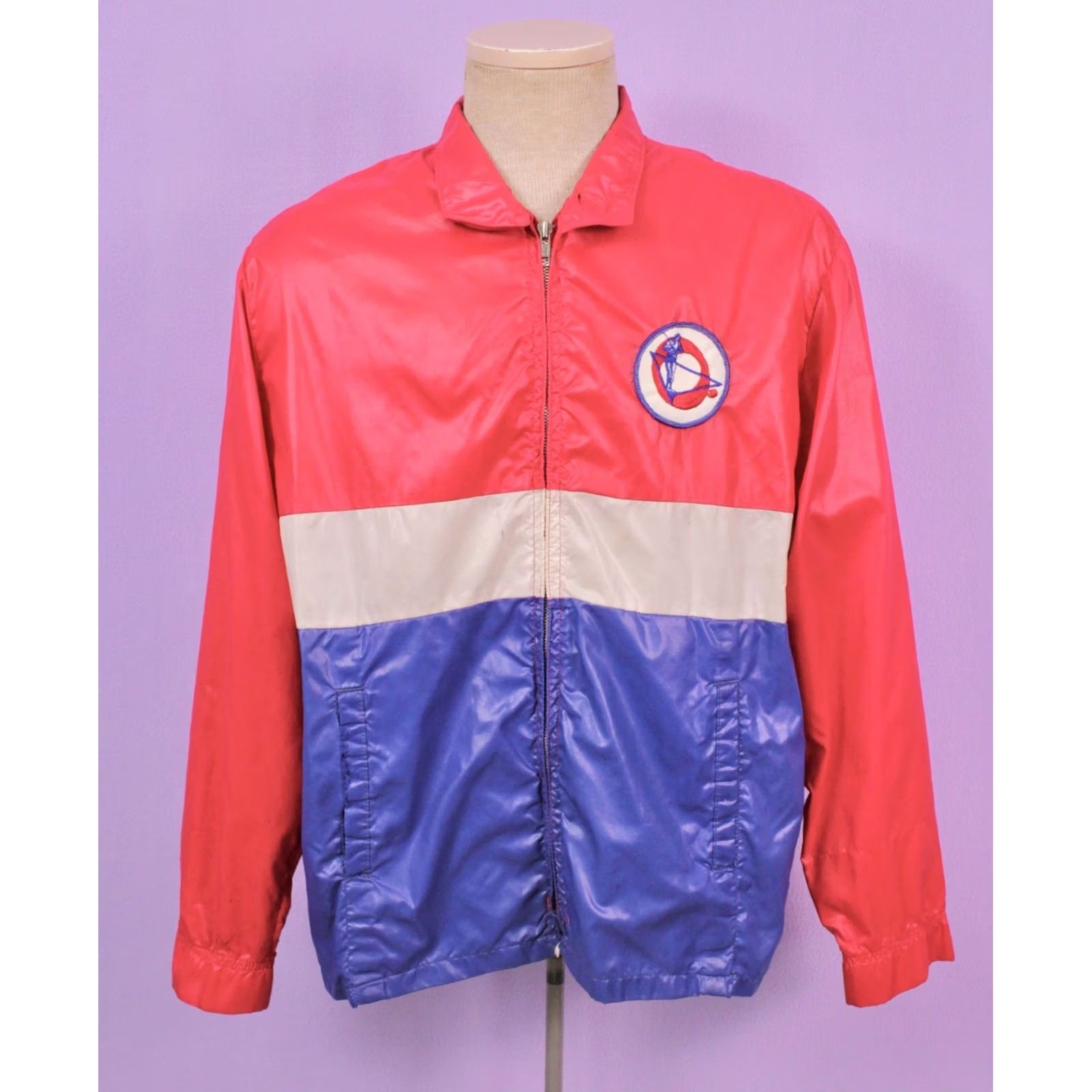 Vintage VINTAGE Swingster 60s 70s Nylon O'Brien Waterskiing Jacket Red L Size US L / EU 52-54 / 3 - 2 Thumbnail