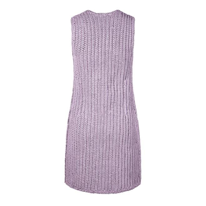 Bottega Veneta Bottega Veneta Scoop Neck Mini Slip Dress in Purple Size S / US 4 / IT 40 - 2 Thumbnail