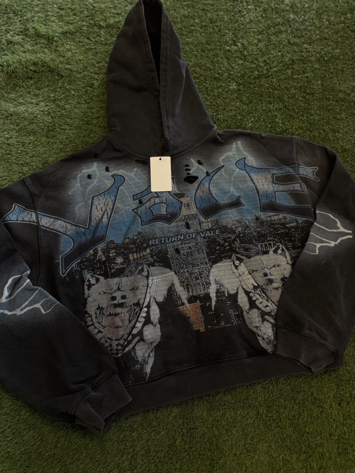 Vale Zip Up Hoodie Size XXL Brand New