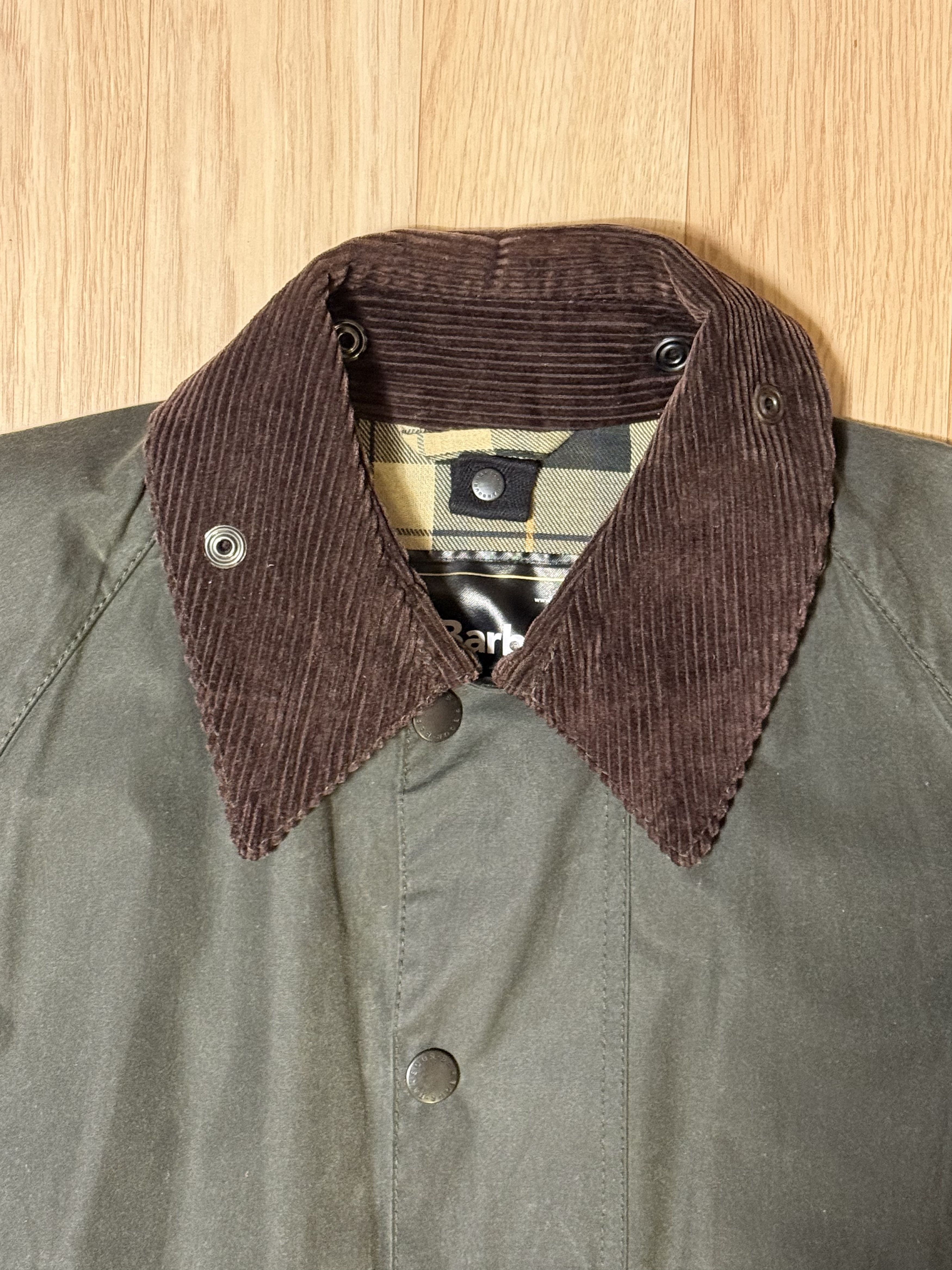 Barbour Barbour Beaufort Wax Jacket Sage C38 + Hood, Wax & Pins Size US M / EU 48-50 / 2 - 3 Thumbnail