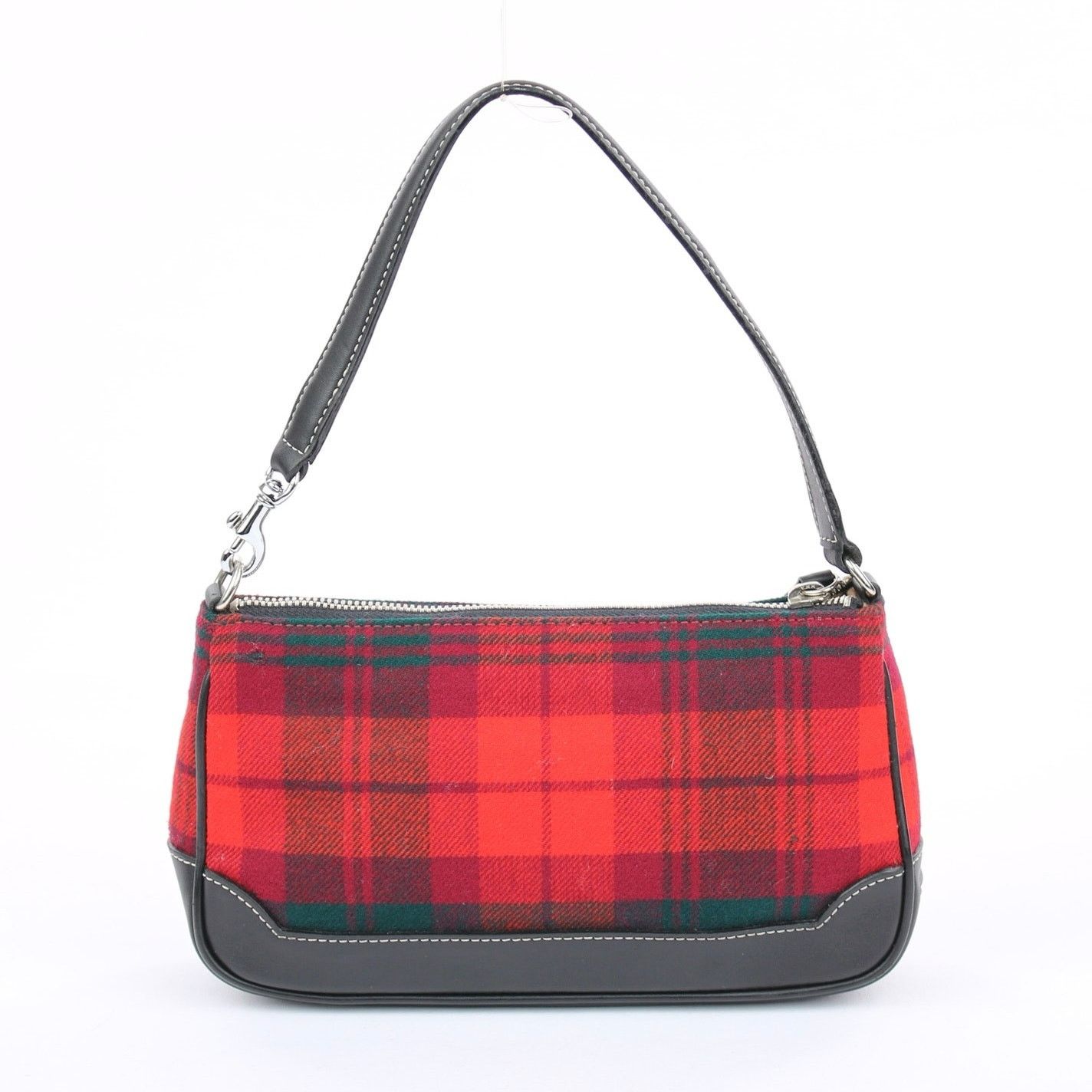 Coach Coach Vintage Y2K Plaid Wool Demi Bag Size ONE SIZE - 2 Thumbnail