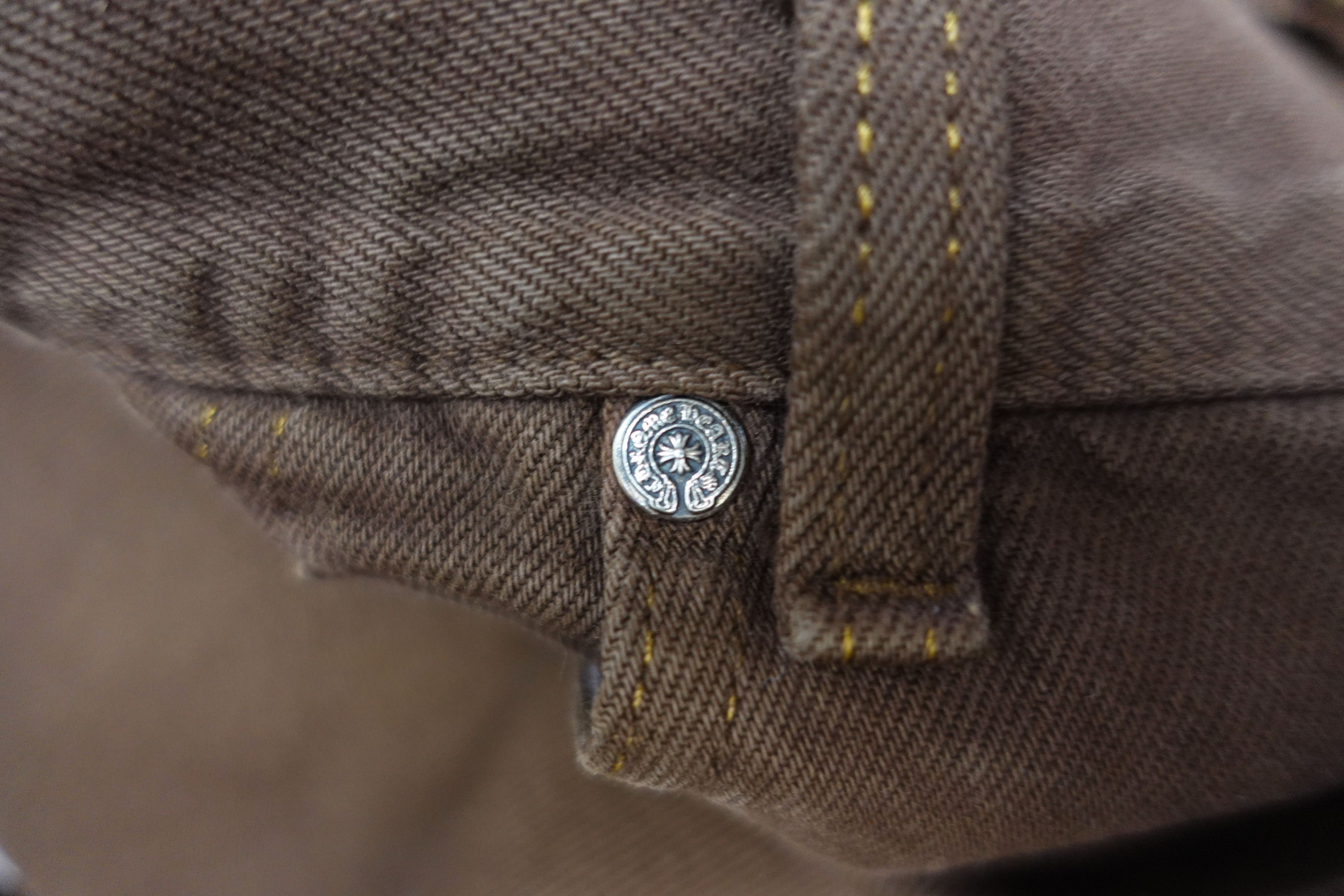 Chrome Hearts Chrome Hearts Brown Leopard Cross Patch Jeans Size US 36 / EU 52 - 10 Thumbnail