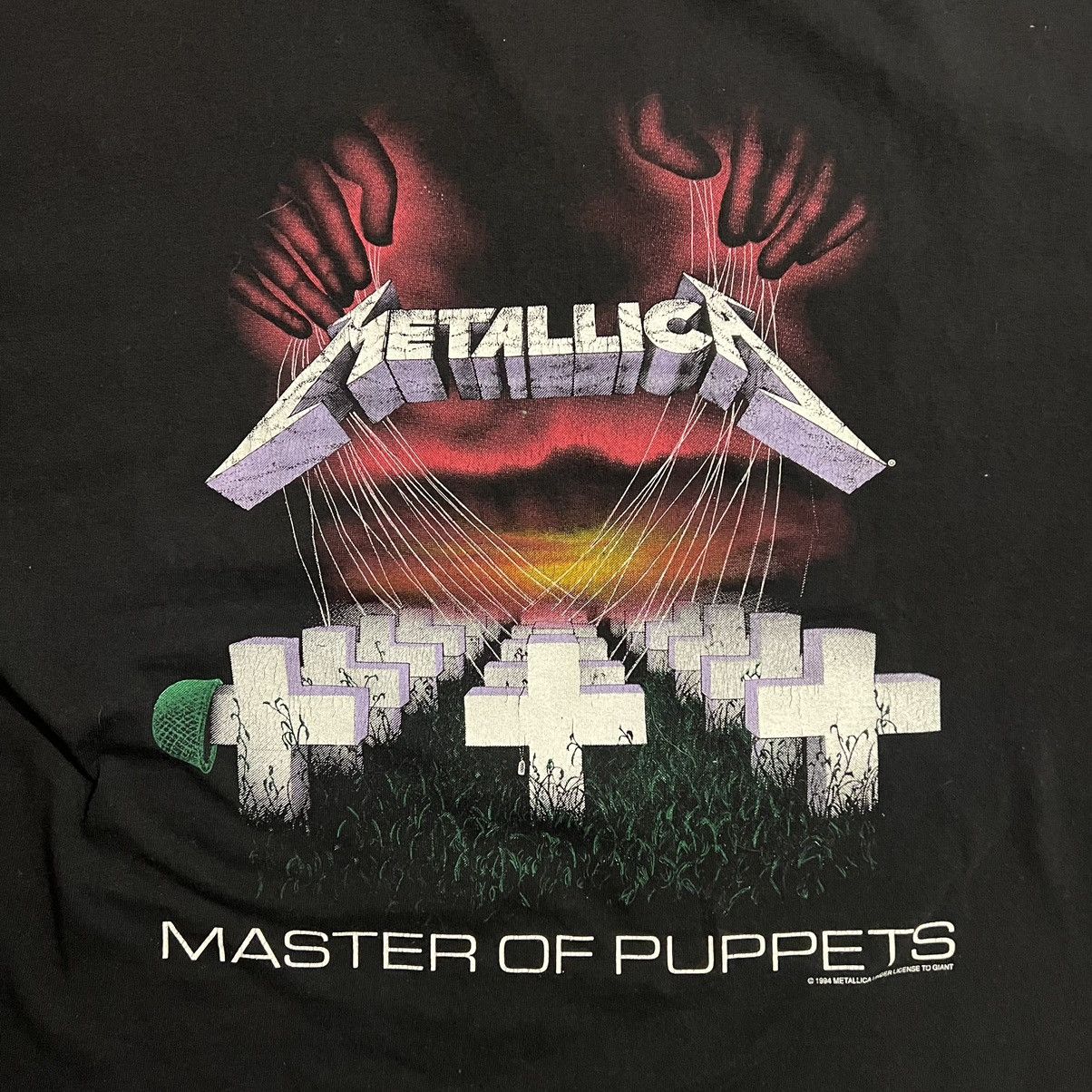 Metallica × Vintage Vintage Metallica Master Of Puppets T-Shirt Size US XL / EU 56 / 4 - 3 Thumbnail