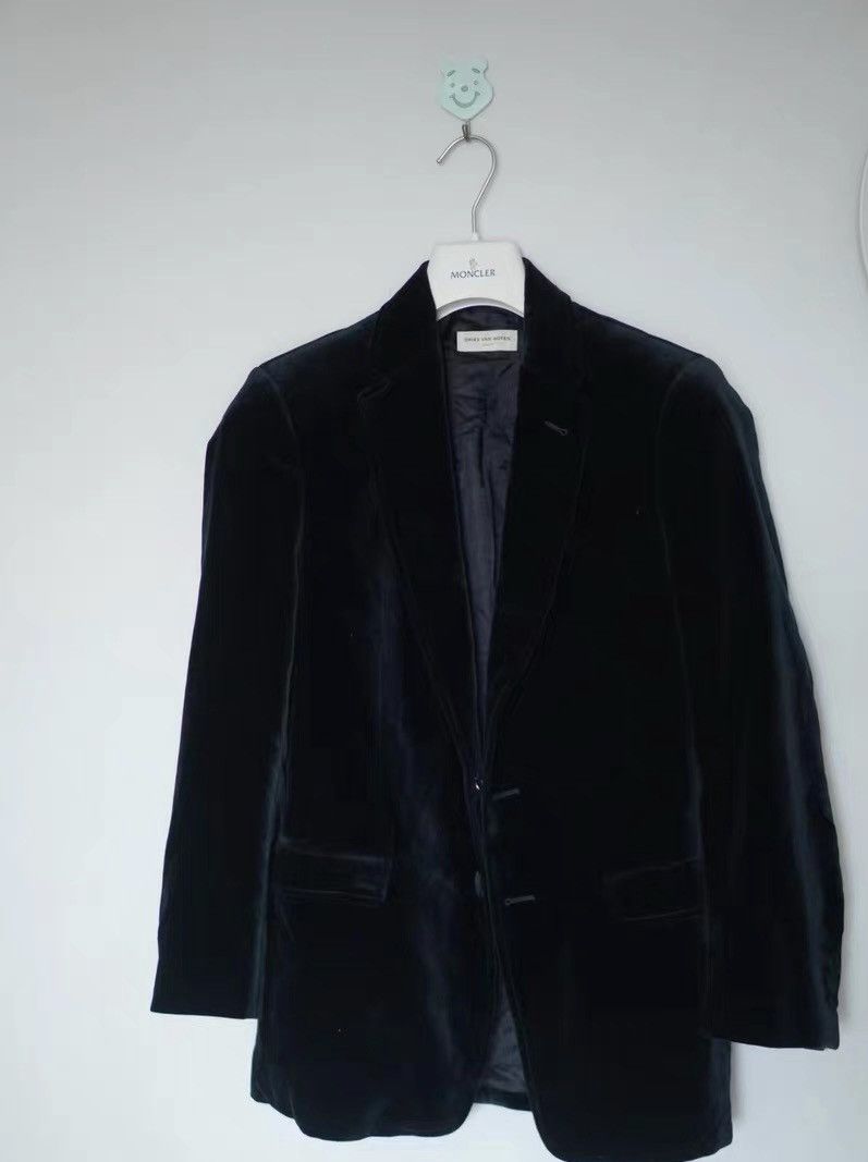 Dries Van Noten Dries Van Noten Ice Blue Corduroy Suit Size 46R - 1 Thumbnail
