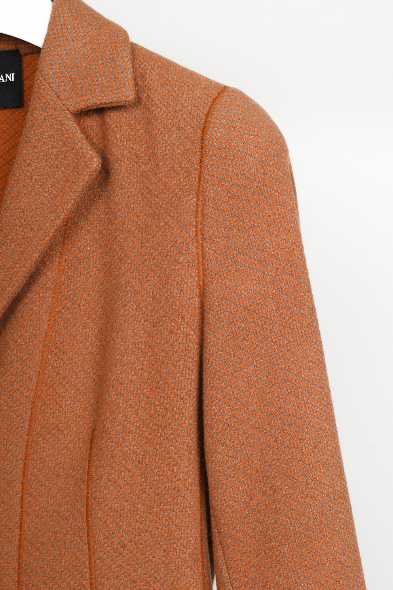 Giorgio Armani Giorgio Armani Brown Orange Wool Cashmere Blazer Size XS / US 0-2 / IT 36-38 - 5 Thumbnail