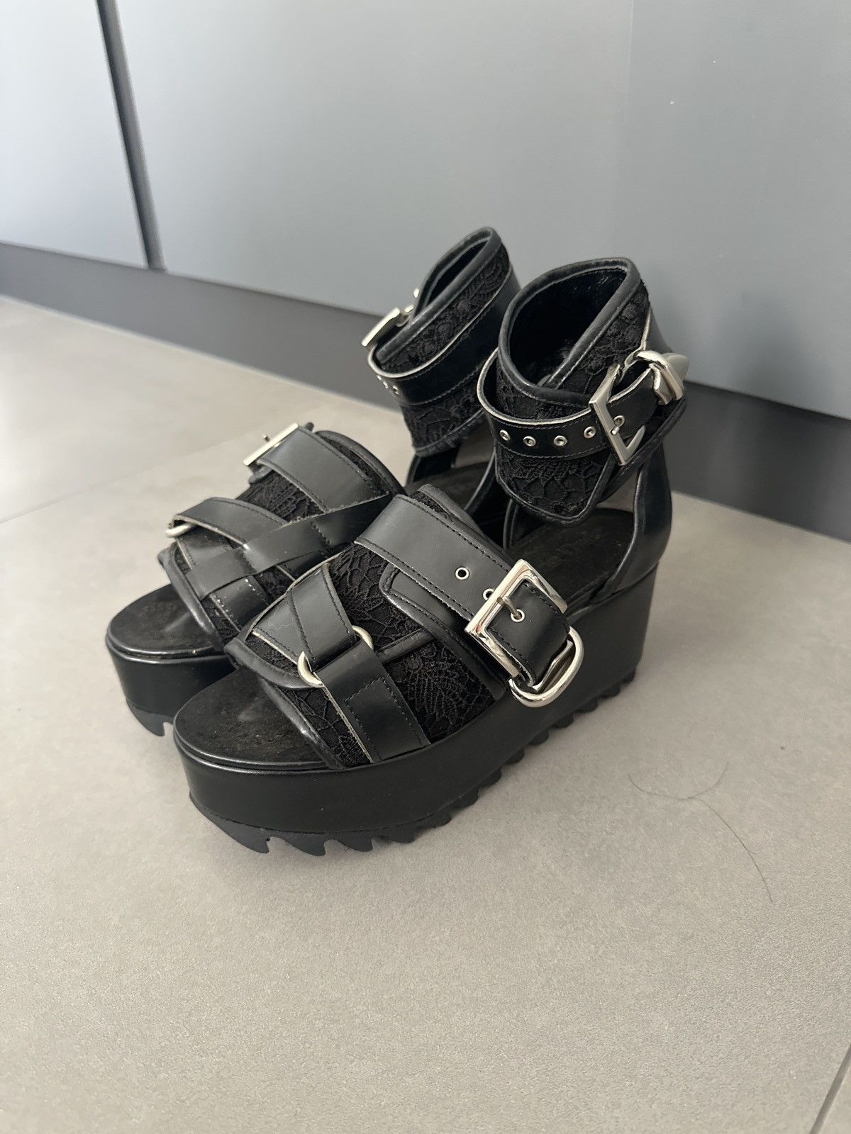 Christian Dada Christian dada platform buckle sandals Size US 9 / IT 39 - 4 Thumbnail