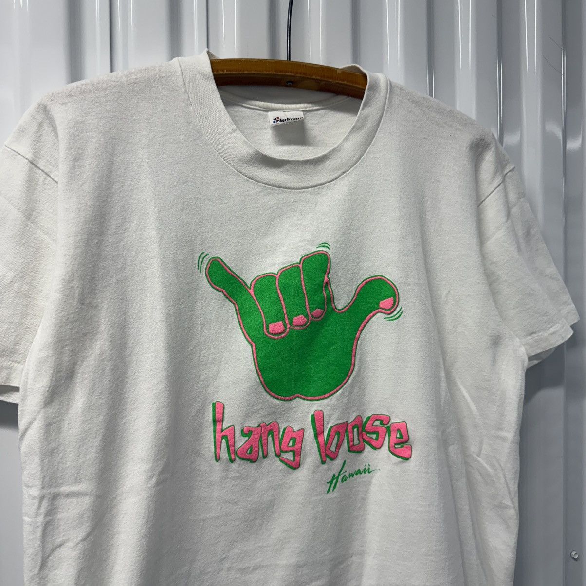 Japanese Brand × Vintage RARE Vintage Hang Loose Surfing Hawaii Tee Size US L / EU 52-54 / 3 - 1 Thumbnail