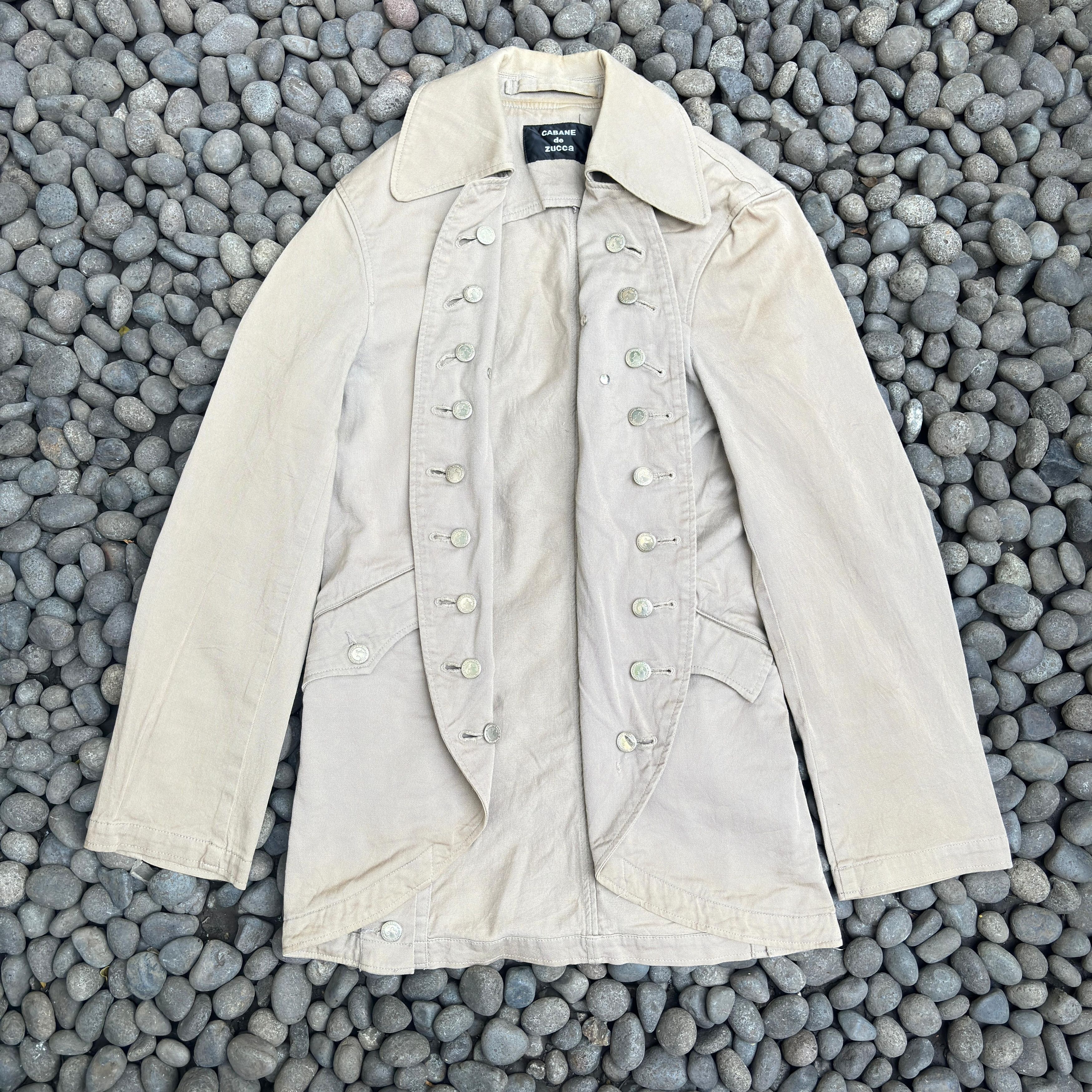 CABANE de ZUCCa × Hai Sporting Gear × Issey Miyake rare 90s issey Miyake Cabane de Zucca Asymmetricalt Jacket Size S / US 4 / IT 40 - 10 Thumbnail