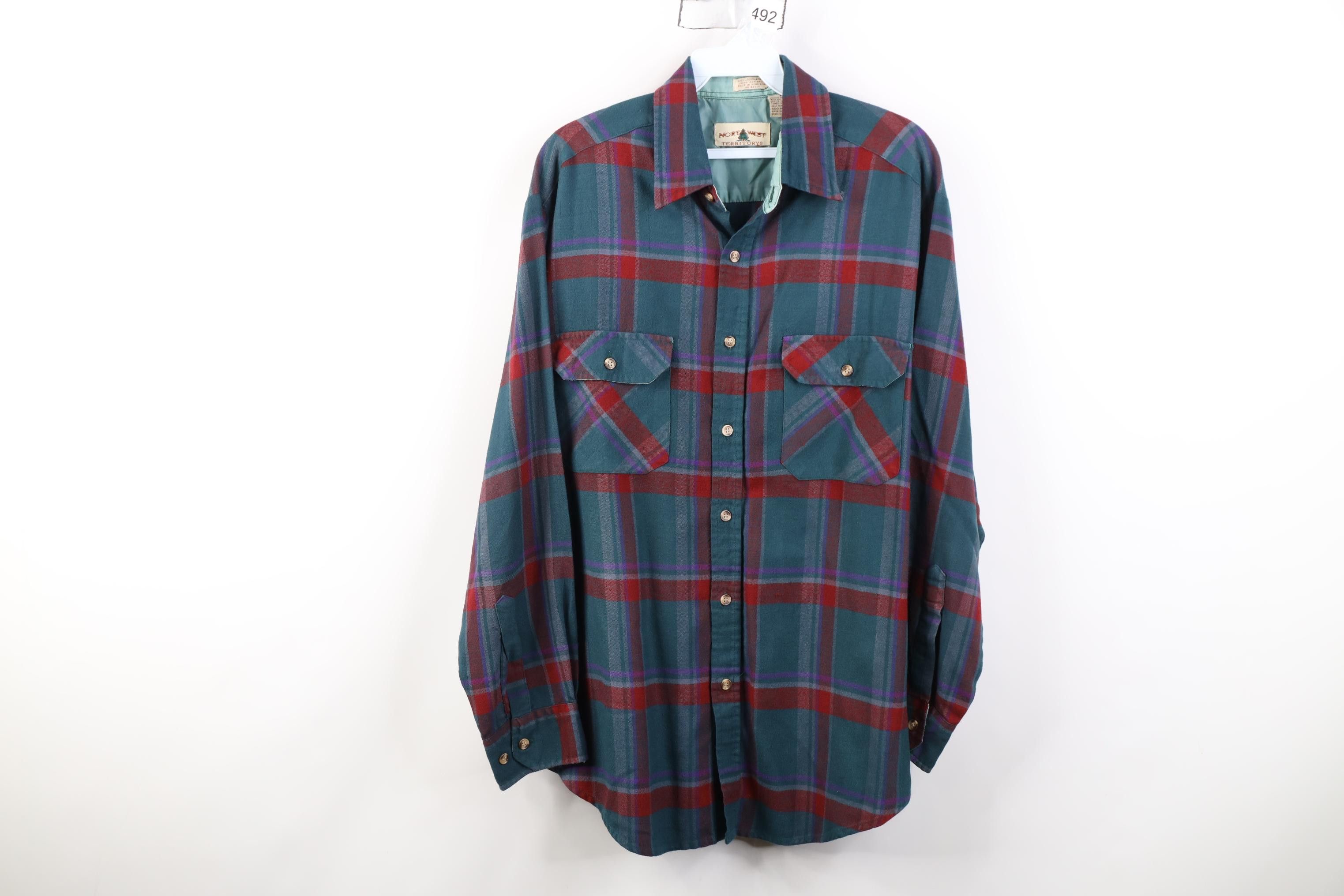 Vintage Vintage 80s 90s Streetwear Pocket Knit Collared Button Shirt Size US M / EU 48-50 / 2 - 1 Thumbnail