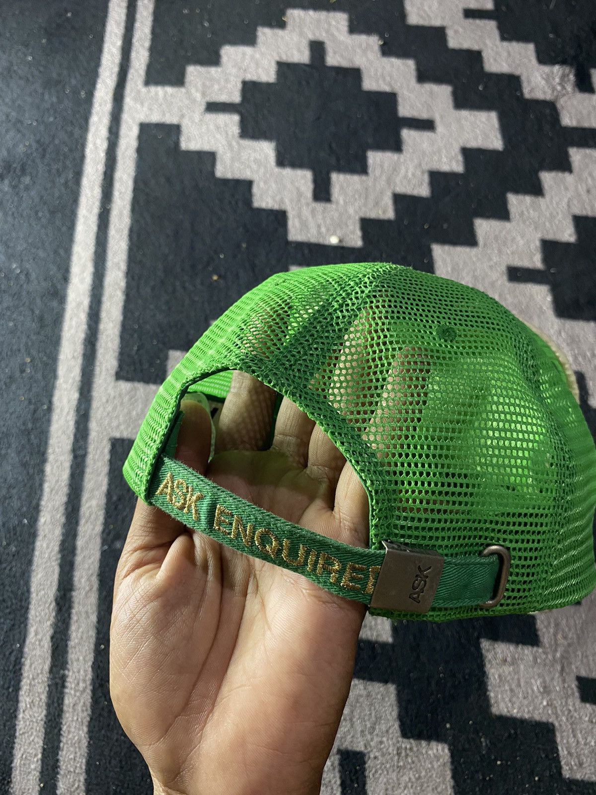 Hysteric Glamour × Japanese Brand Vintage ask enquired camo distressed trucker hats Size ONE SIZE - 5 Thumbnail