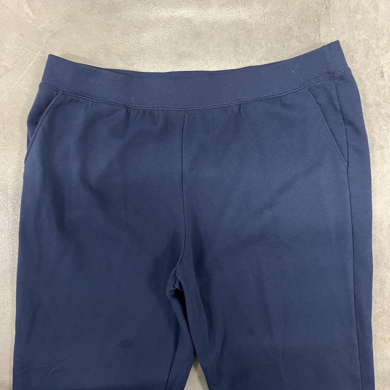 Vintage Vintage Y2K/2000s Baggy Wide Leg Comfortable Blue SweatPants! Size US 38 / EU 54 - 3 Thumbnail