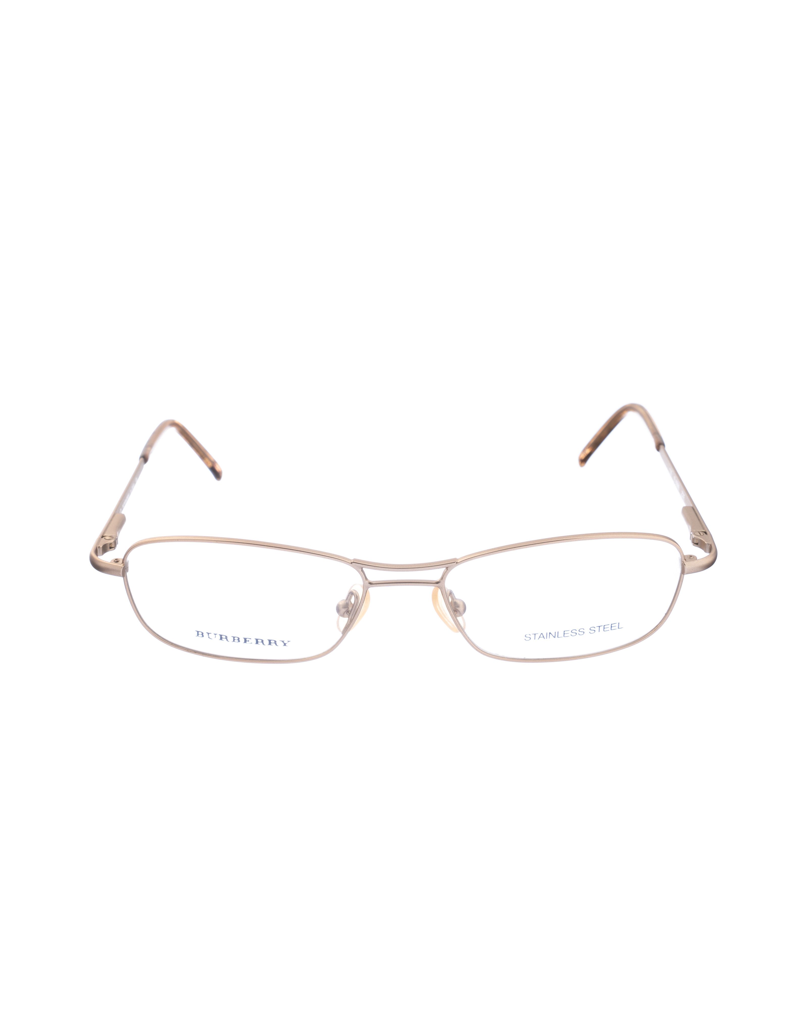Burberry Burberry 90s Metalic Gold Matte Glasses Size ONE SIZE - 1 Thumbnail