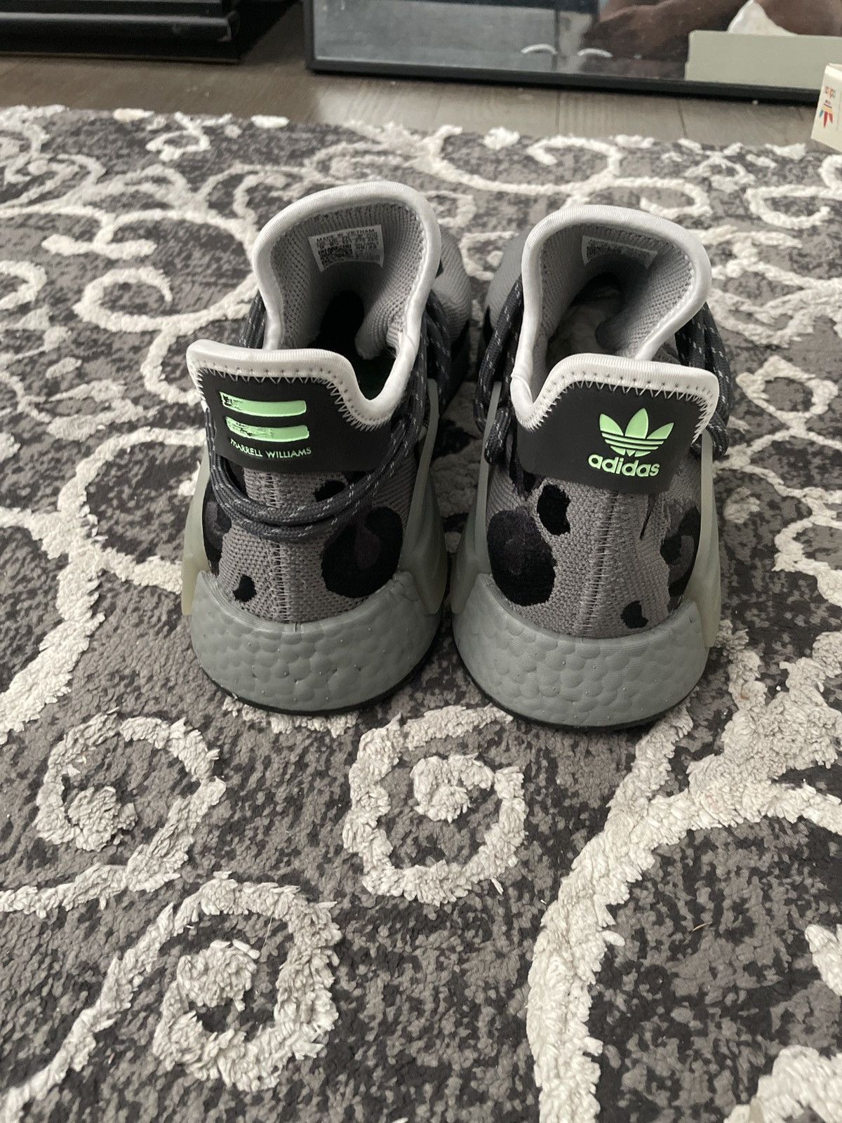 Humanrace Adidas NMD Hu Animal Print Ash Grey Size US 9 / EU 42 - 4 Thumbnail