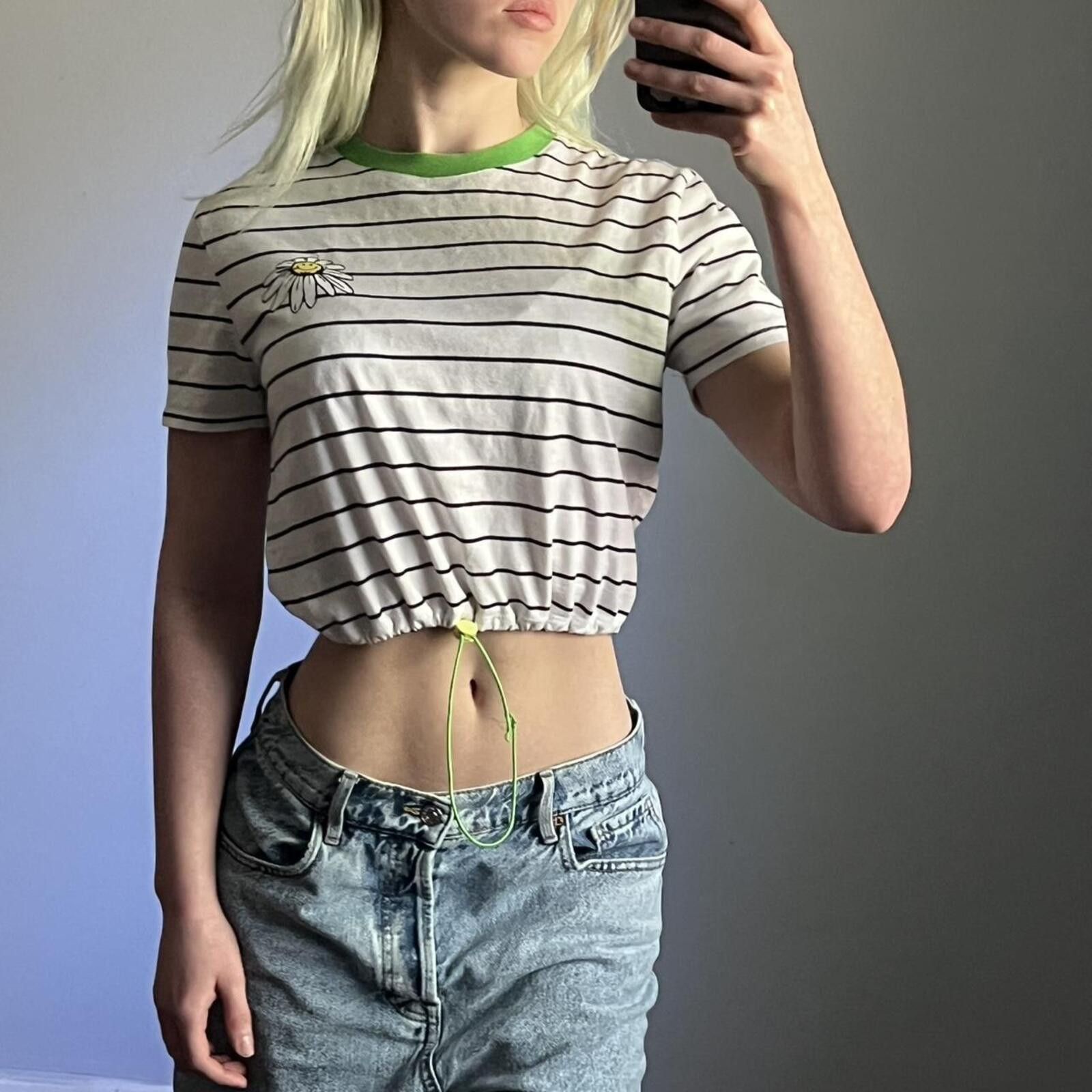 Other By Samii Ryan striped skater tee with daisy Size S / US 4 / IT 40 - 4 Thumbnail