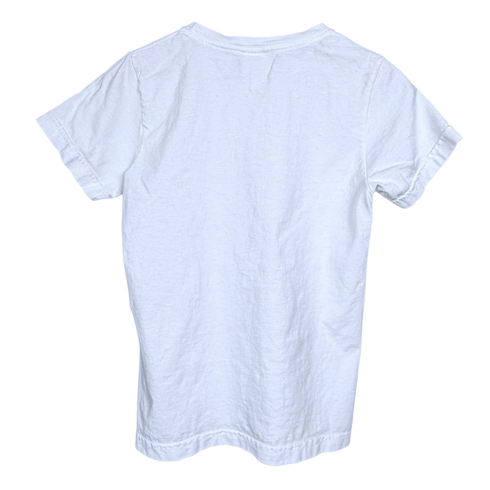 A.P.C. A.P.C. Women's XS White 100% Cotton T-Shirt Streetwear EUC Size XS / US 0-2 / IT 36-38 - 2 Thumbnail