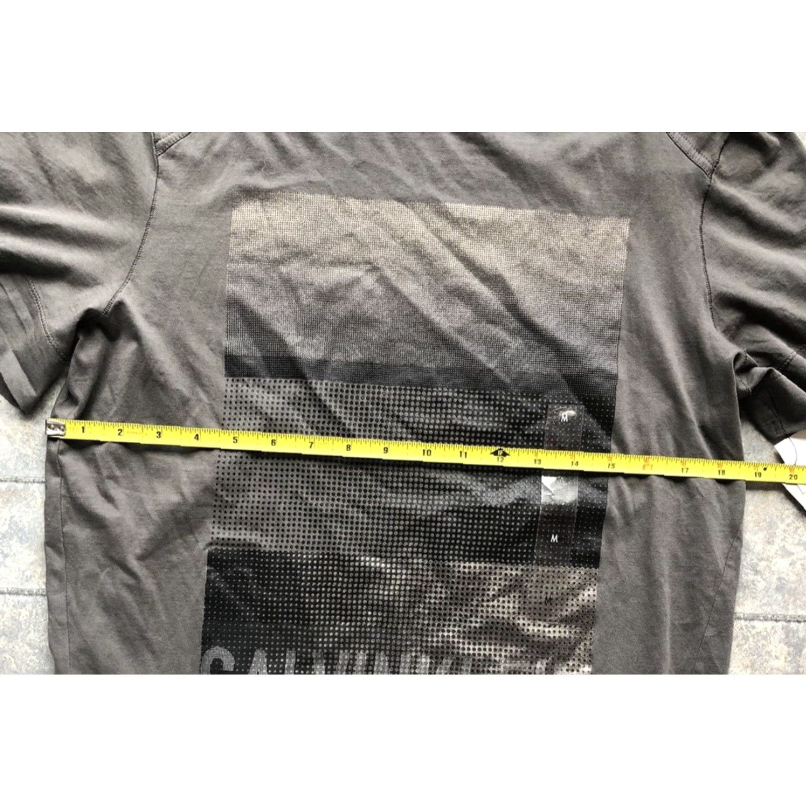 Vintage Calvin Klein Jeans T-Shirt Womens M Storm Grey 100% Cotton Side Slit Short Sleeve NWT Size M / US 6-8 / IT 42-44 - 4 Thumbnail