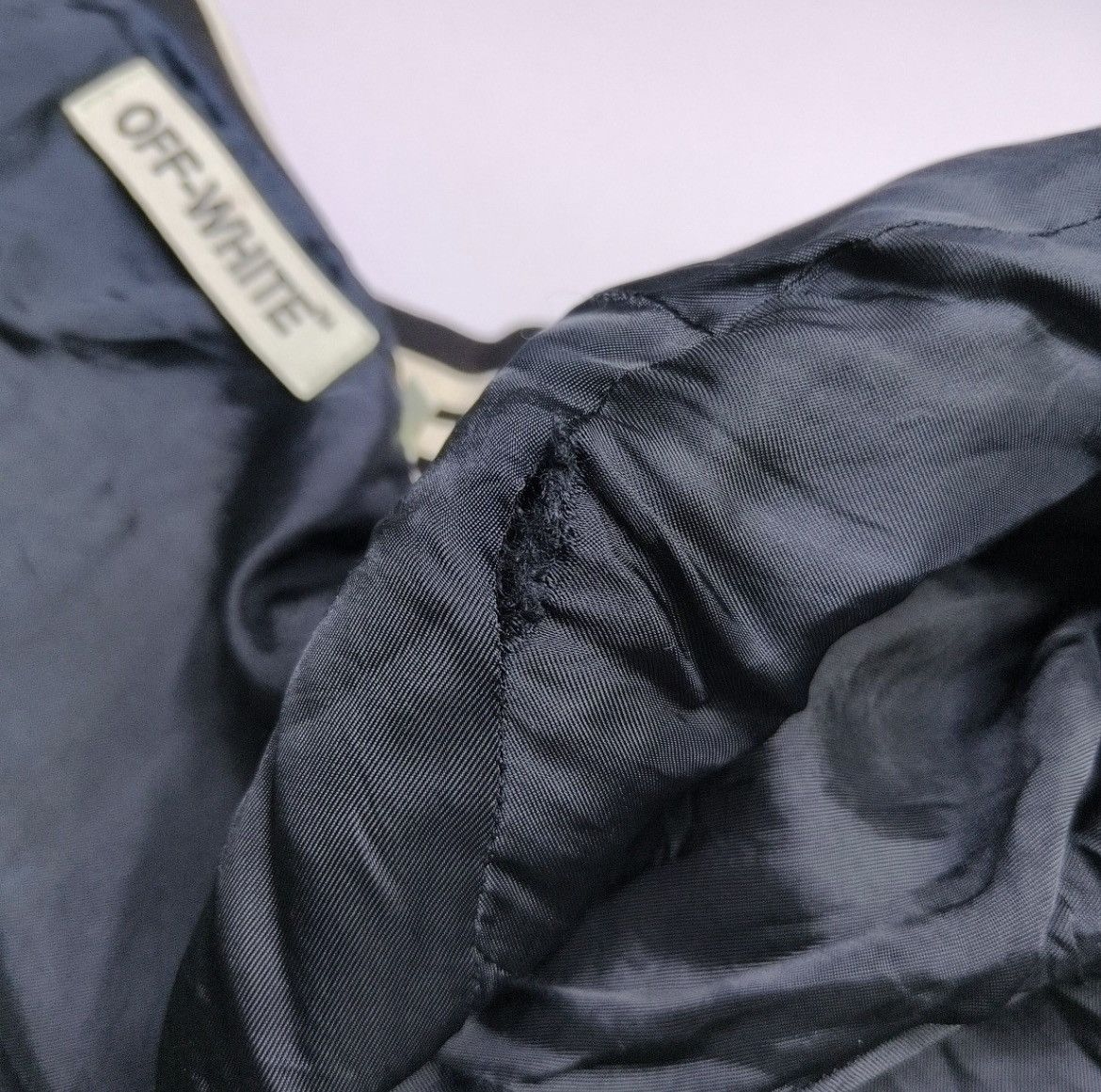 Off-White 16AW Diag Stadium Varsity Jaket Size US XXS / EU 40 - 6 Thumbnail