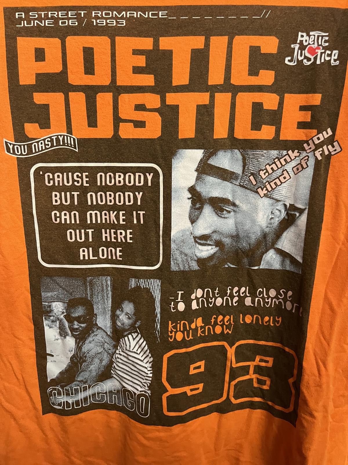 Designer Poetic Justice Movie x 2pac Long Sleeve Tee Tupac - L Size US L / EU 52-54 / 3 - 3 Thumbnail