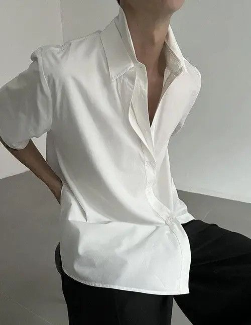 VIBE Cleanfit Retro Double Collar Short Sleeve Shirt Size US M / EU 48-50 / 2 - 3 Thumbnail