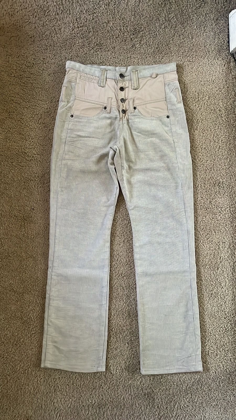 Marithe + Francois Girbaud Marithé + Francois Girbaud Double Belt Loop Cords Size US 30 / EU 46 - 1 Thumbnail