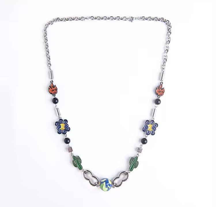 Vintage Retro Punk Stainless Steel Chain Pendant Size ONE SIZE - 1 Thumbnail