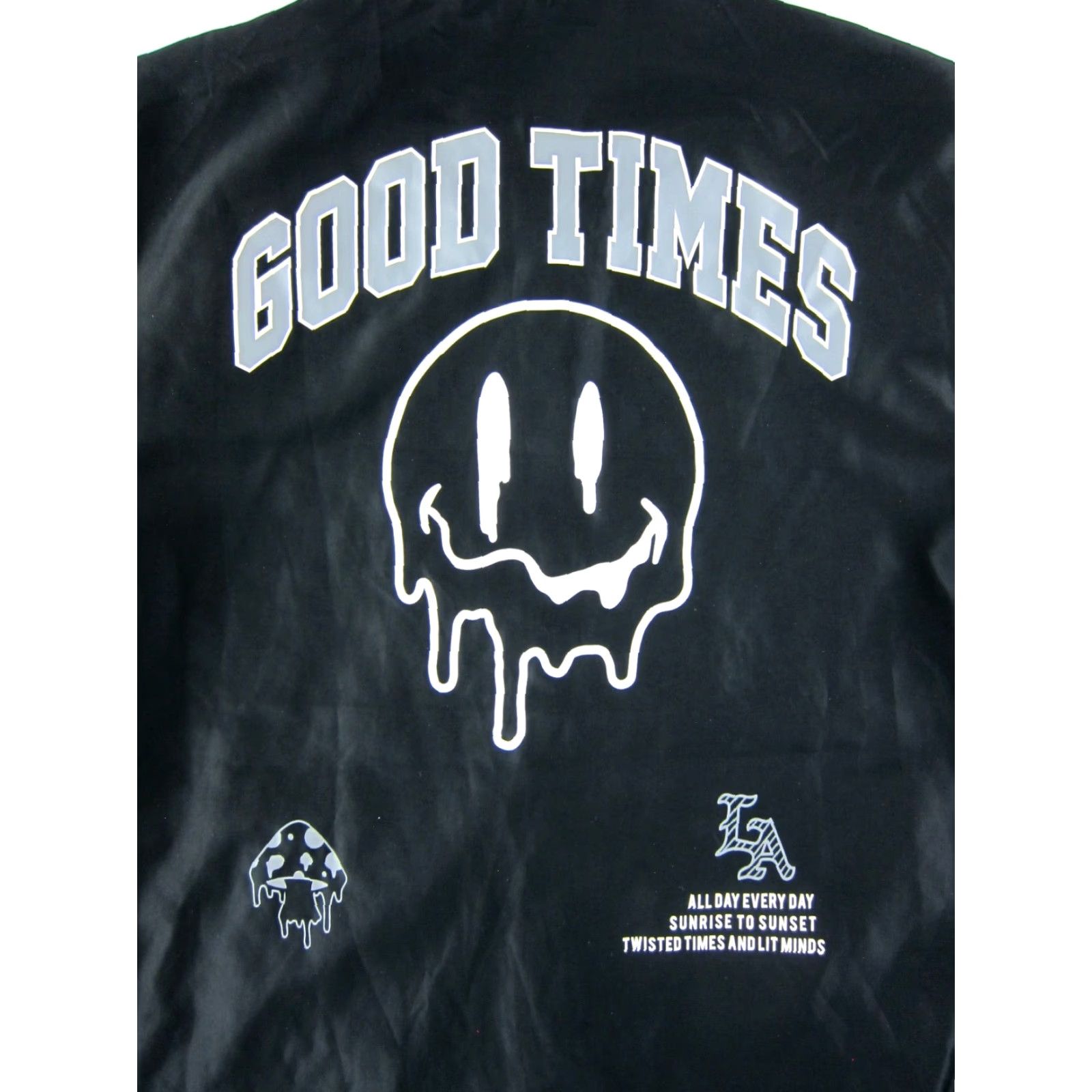 Brandblack Eighty Eight Brand Black Snap Mushroom Trippy Good Times Los Angeles Jacket XL Size US XL / EU 56 / 4 - 4 Thumbnail