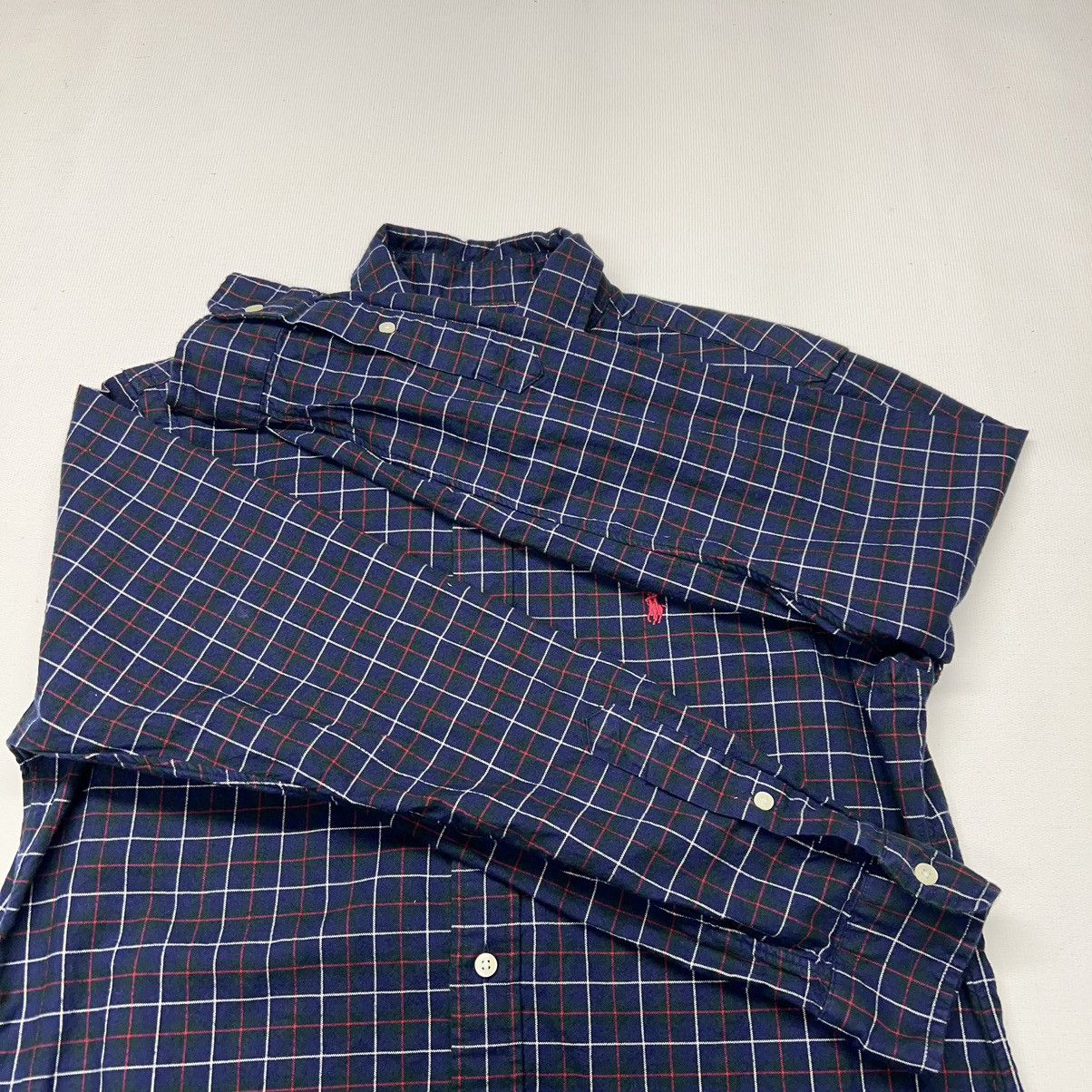 Polo Ralph Lauren Polo Ralph Lauren Shirt Blue Button Down Plaid Classic Fit Size US M / EU 48-50 / 2 - 5 Thumbnail