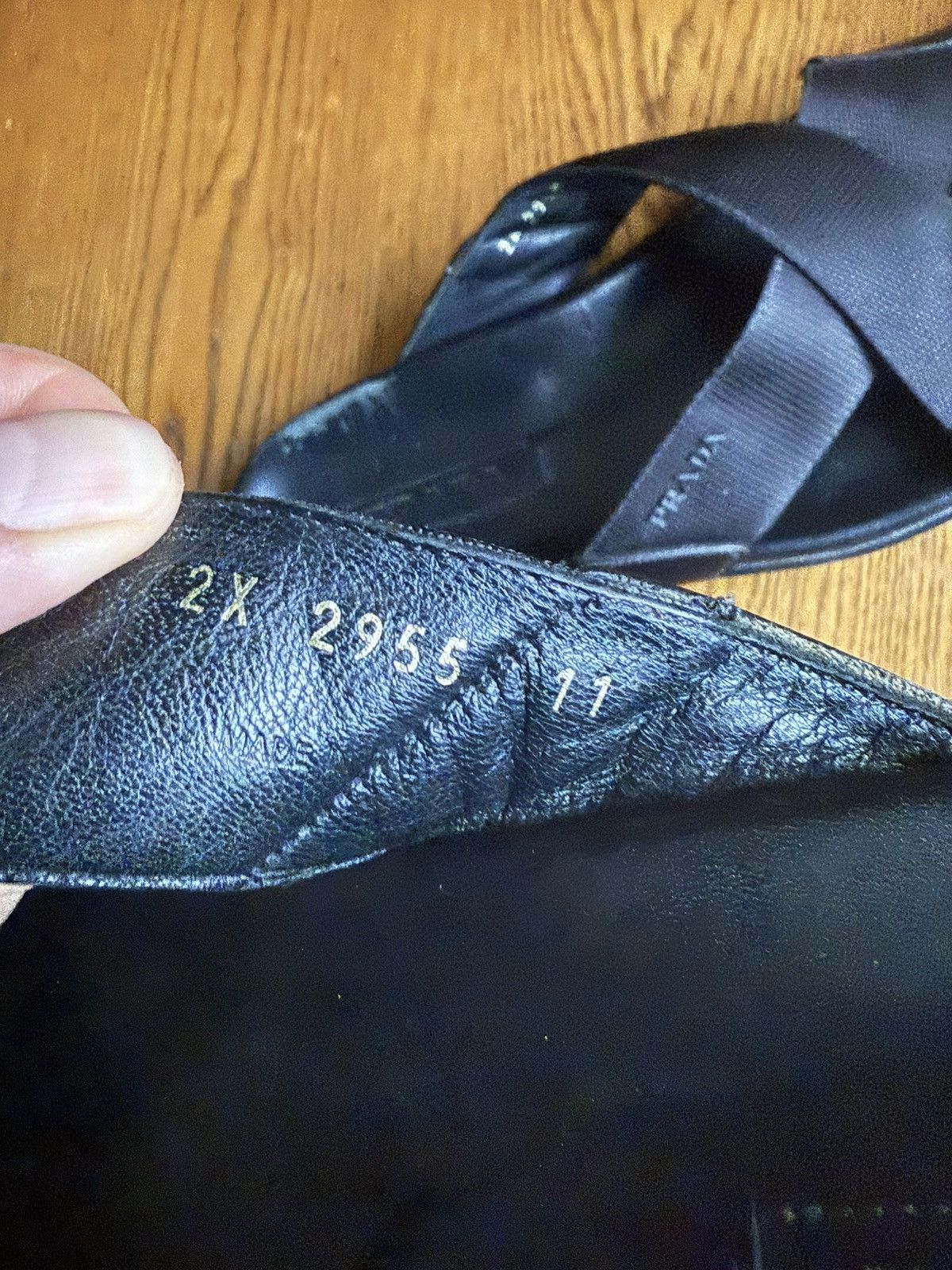 Prada Prada Leather Sandals Size US 11 / EU 44 - 6 Thumbnail