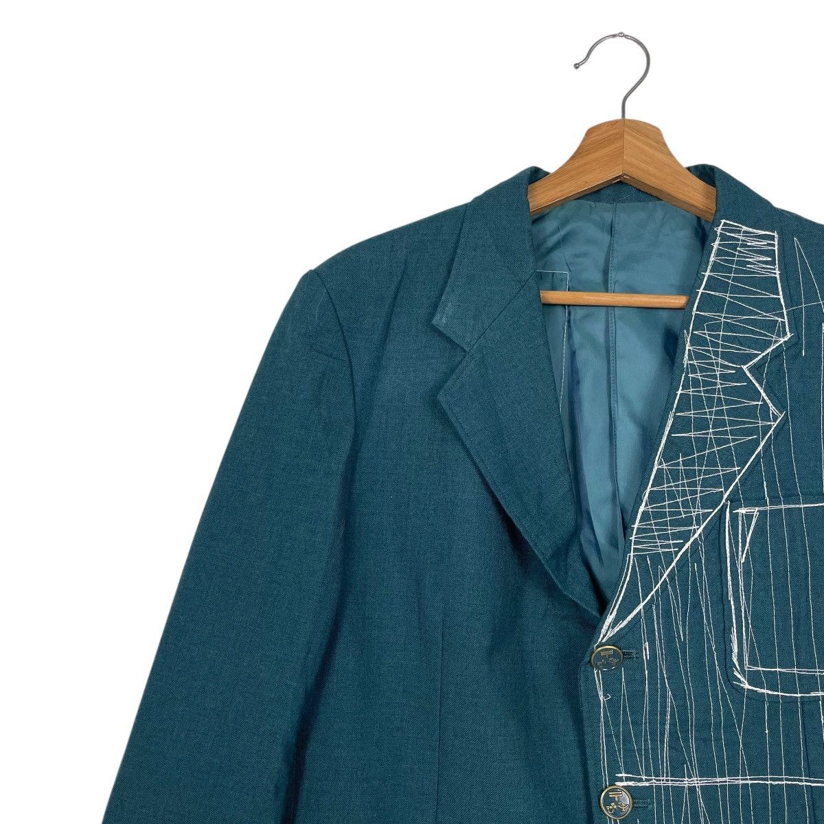 Japanese Brand Nice Design Arty Print With Colourful Stroke Blazer Jacket Size US M / EU 48-50 / 2 - 6 Thumbnail