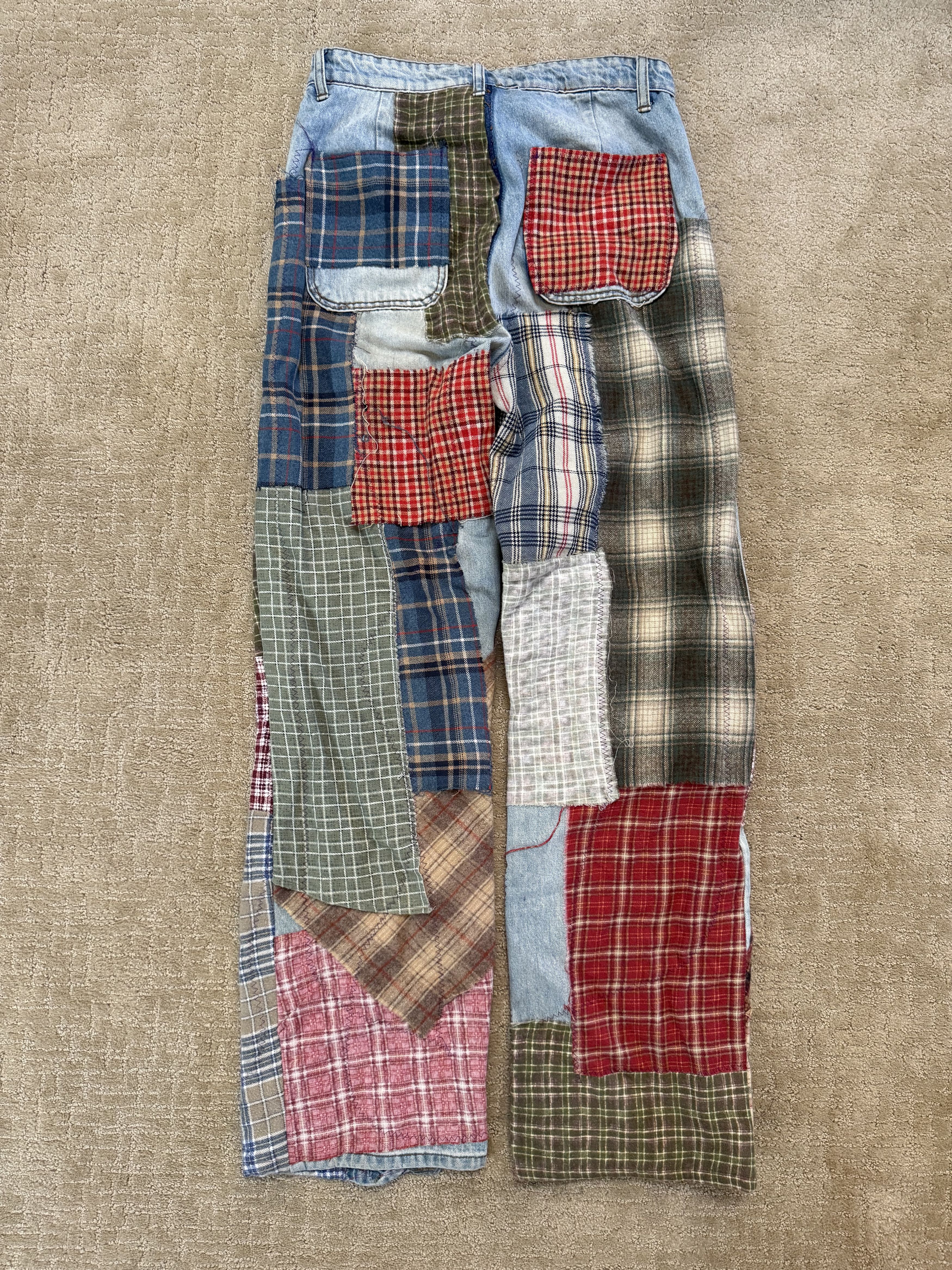 basketcase gallery Basketcase Gallery "Scarecrow Patchwork Denim" Size US 32 / EU 48 - 2 Thumbnail