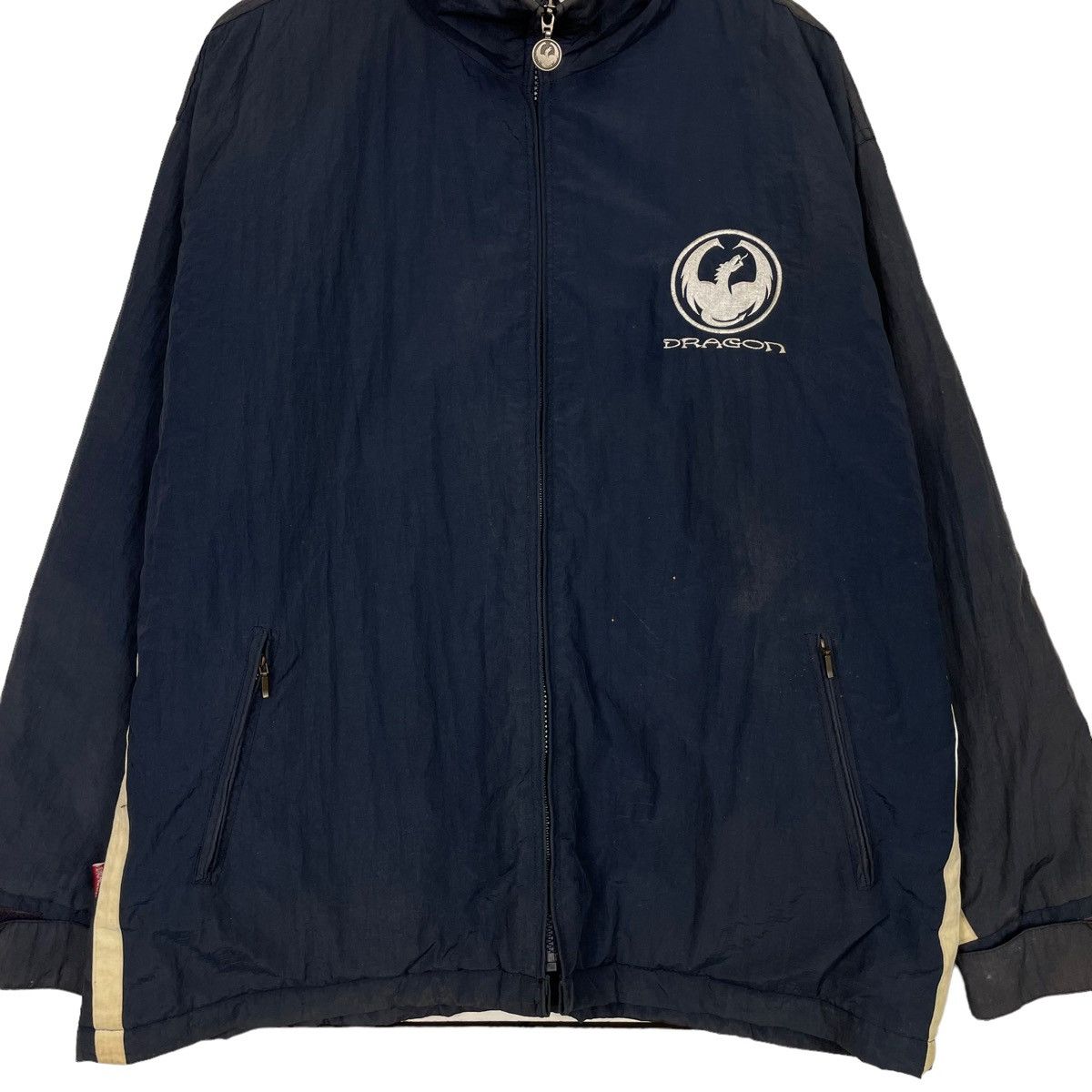 Japanese Brand 💥VTG DRAGON OPTICAL SURFER BIG LOGO JACKET Size US XL / EU 56 / 4 - 5 Thumbnail