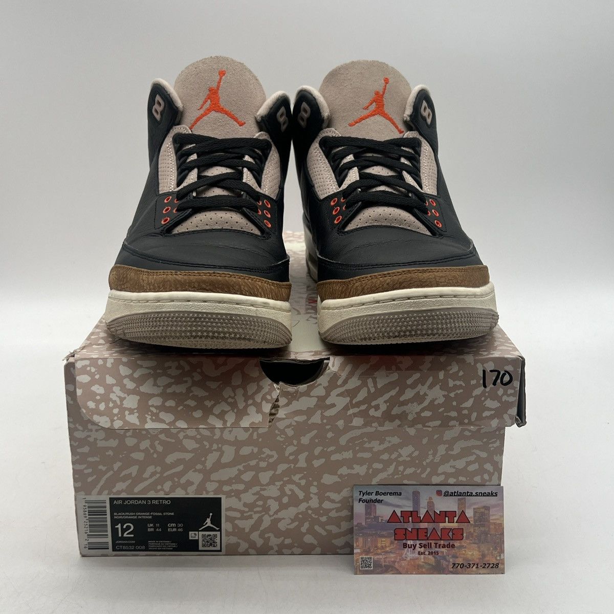 Jordan Brand Air Jordan 3 desert elephant Size US 12 / EU 45 - 2 Thumbnail