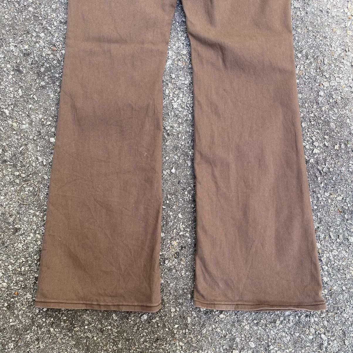 GU × If Six Was Nine × Japanese Brand GU Flare Pants Brown Size US 28 / EU 44 - 9 Thumbnail