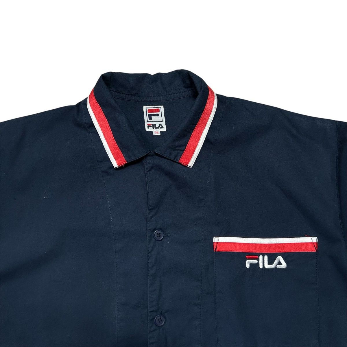 Fila Vintage Fila Logo Button Up Shirt Size US M / EU 48-50 / 2 - 3 Thumbnail