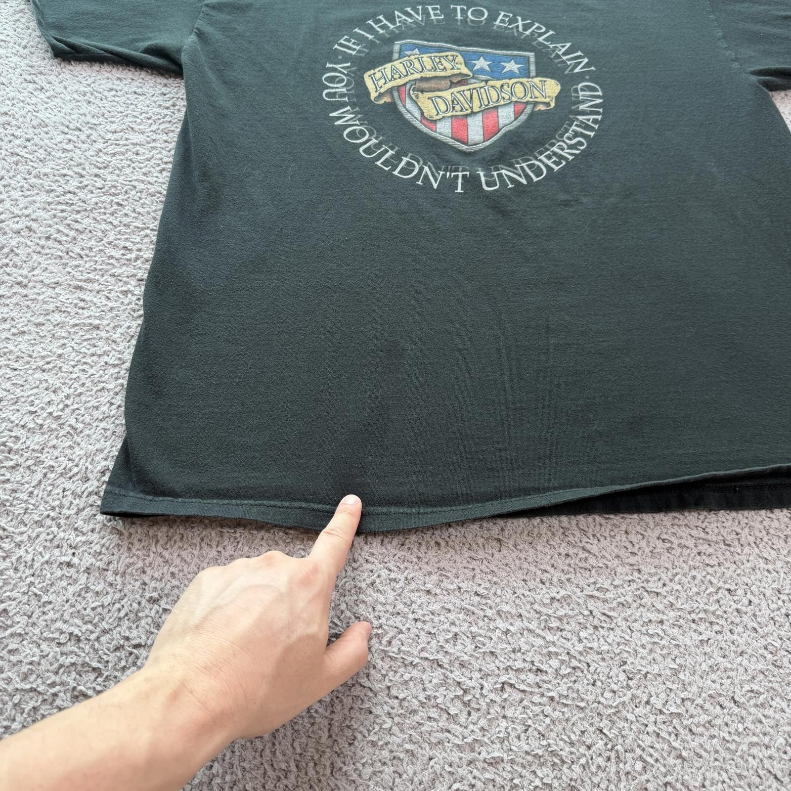 Harley Davidson Vintage 90 Harley Davidson Gettysburg Battlefield T Shirt XL Size US XL / EU 56 / 4 - 6 Thumbnail