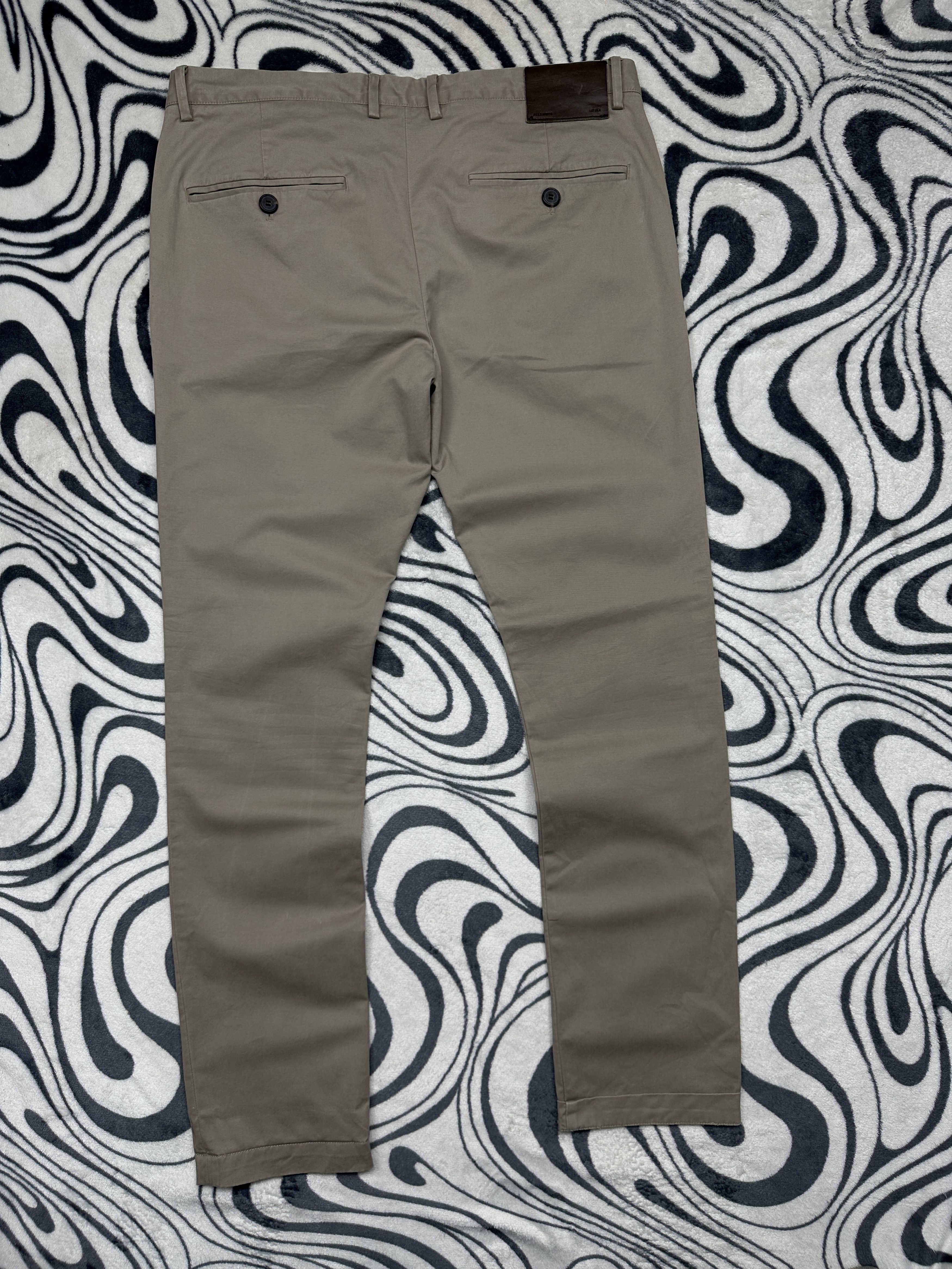 Allsaints Allsaints Mens Pipe Chino Pants Size US 34 / EU 50 - 5 Thumbnail