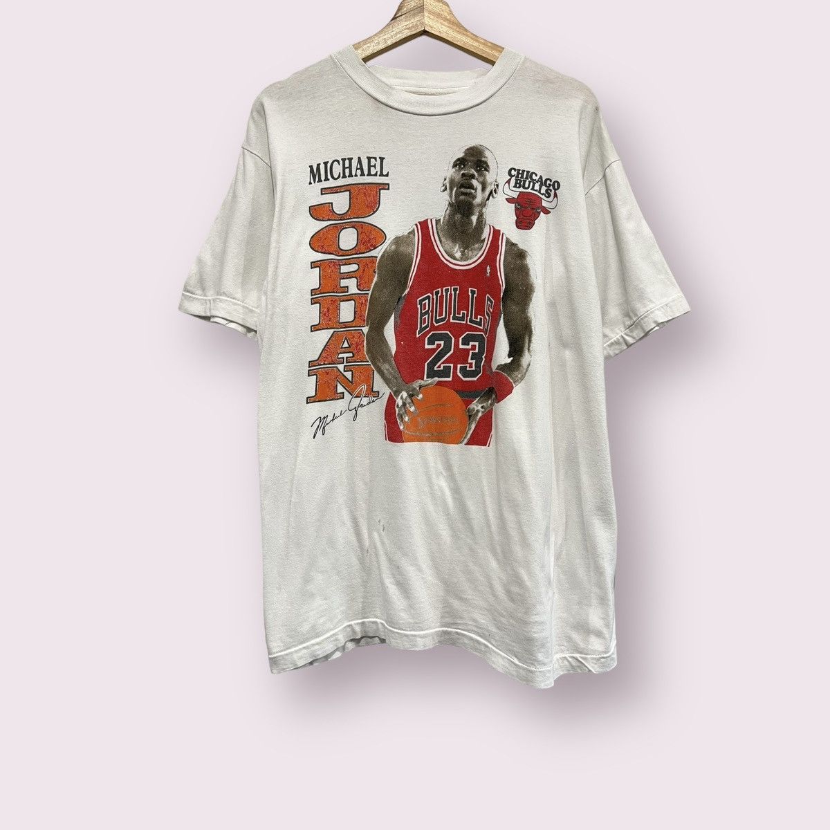 Vintage Chicago Bulls NBA Michael Jordan Rap T-Shirt