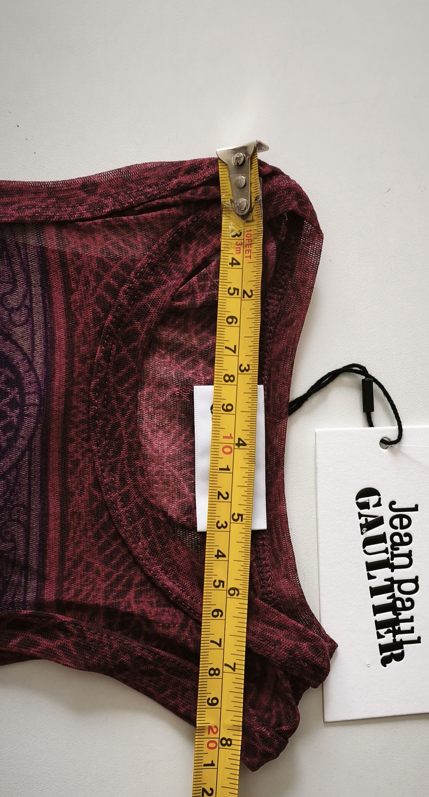 Jean Paul Gaultier Cartouche short dress in purple and burgundy Size M / US 6-8 / IT 42-44 - 5 Thumbnail