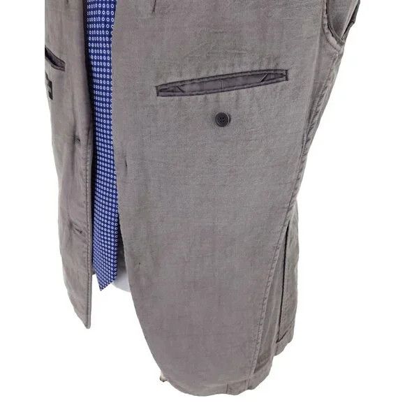 Issey Miyake Issey Miyake Men Faded Basic Blazer Size 2 US S Mens Gray Size US S / EU 44-46 / 1 - 11 Thumbnail