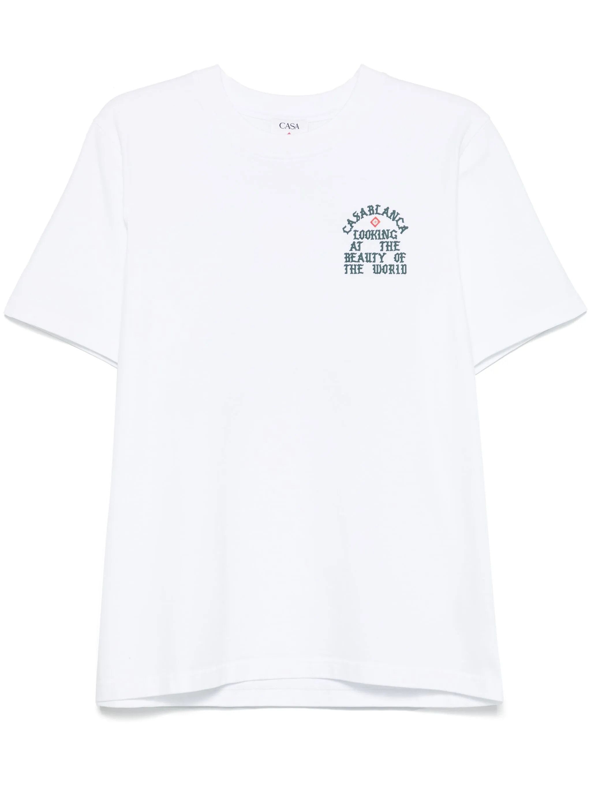 Casablanca os11x0725 Looking At The Beauty Of The World T-Shirt White Size US M / EU 48-50 / 2 - 1 Thumbnail