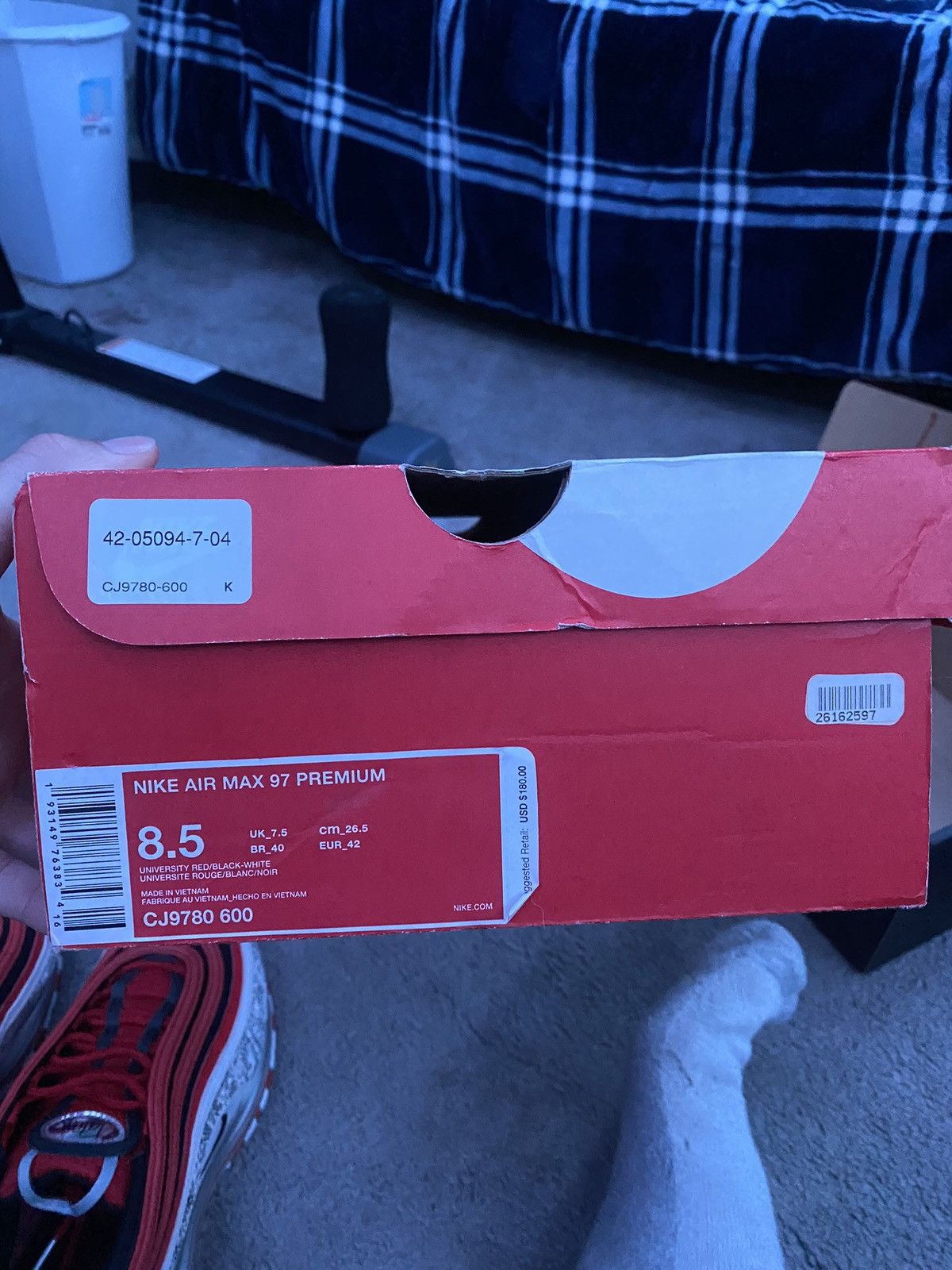 Nike Air Max 97 Jayson Tatum Size US 8.5 / EU 41-42 - 8 Thumbnail