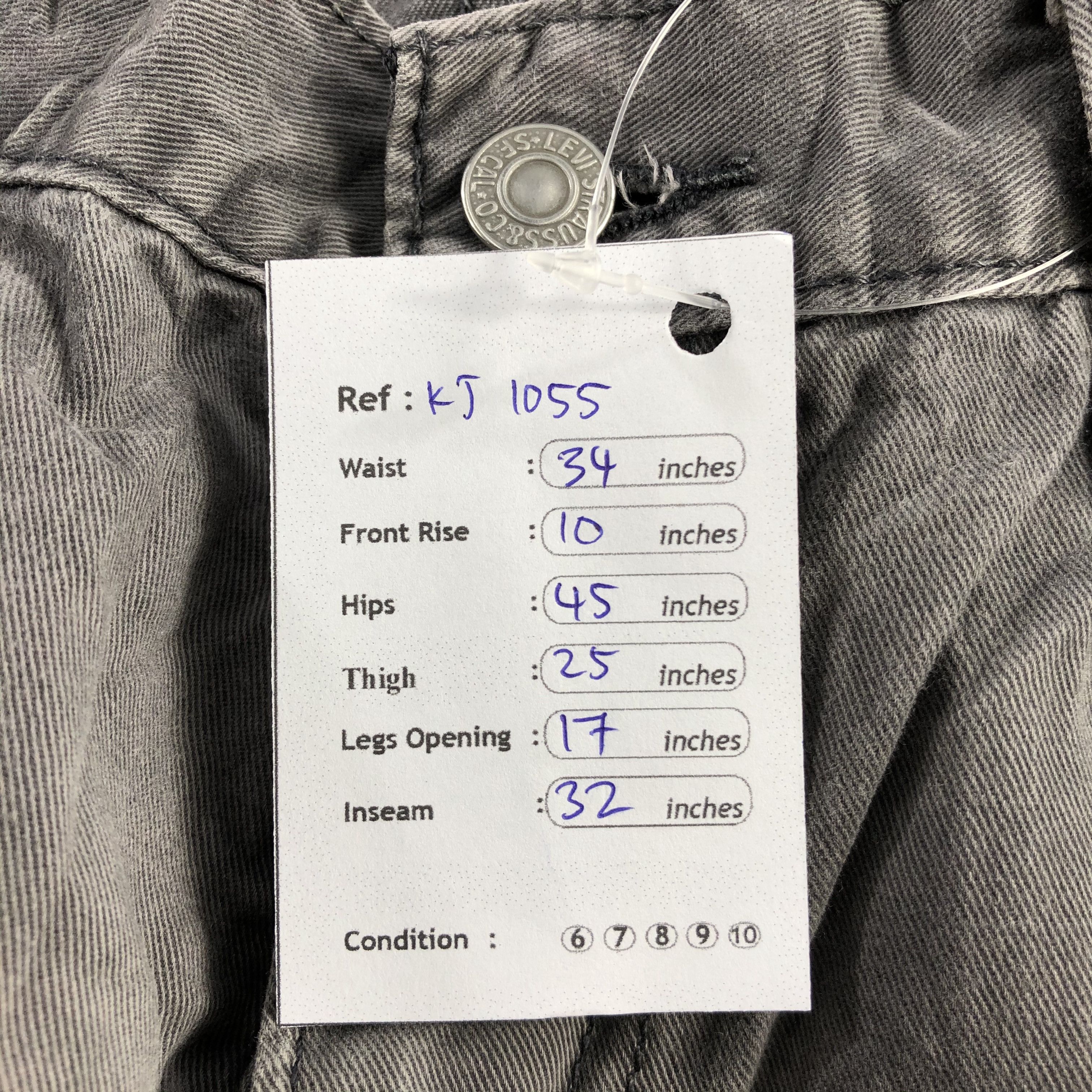 Levi's Vintage Levis 514 Jeans Distressed Denim KJ1055 Size US 34 / EU 50 - 15 Thumbnail