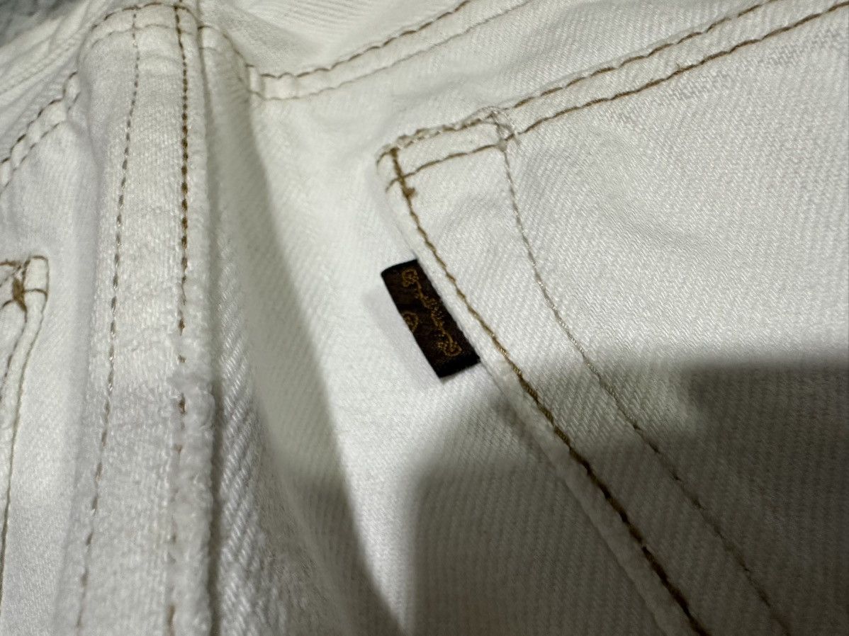 GOA 🔥Y2K Archived G.o.a White Denim Snakeskin Size US 30 / EU 46 - 10 Thumbnail