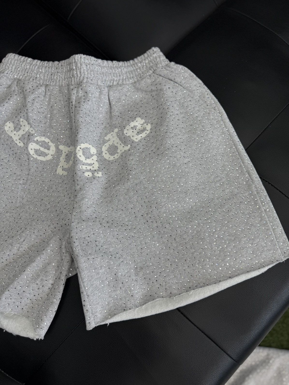 Sp5der Sp5der VVS Rhinestone Cotton Shorts Size (Small) NEW Size US 29 - 4 Thumbnail