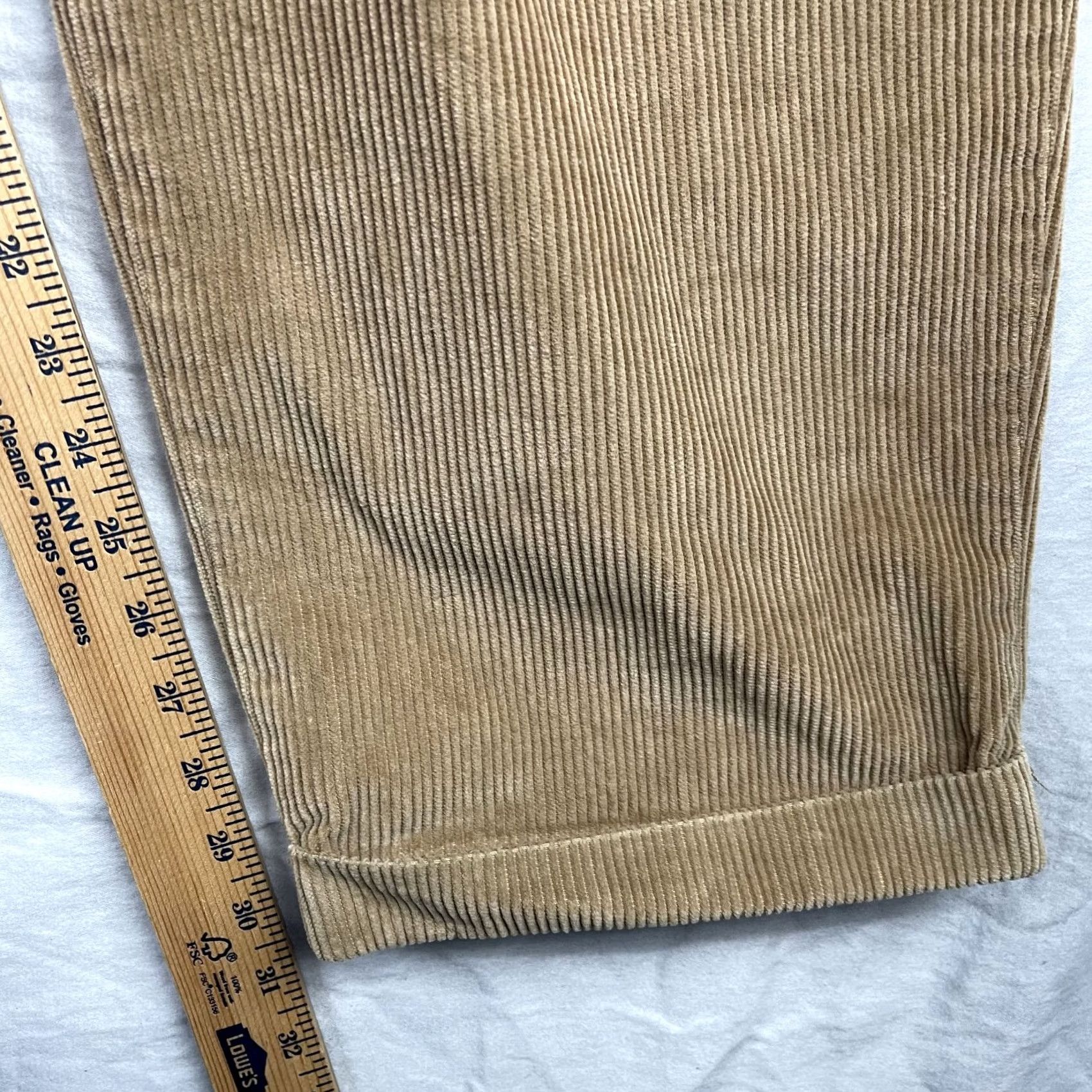 Brooks Brothers Brooks Brothers Pants Mens 40x32 Tan Corduroy Pleated Front Cuffed Trousers Size US 40 / EU 56 - 4 Thumbnail