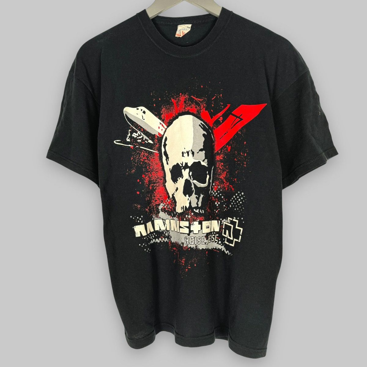 Band Tees Vintage Rammstein Reise Reise Screen Stars Euro T Shirt Size US L / EU 52-54 / 3 - 1 Thumbnail