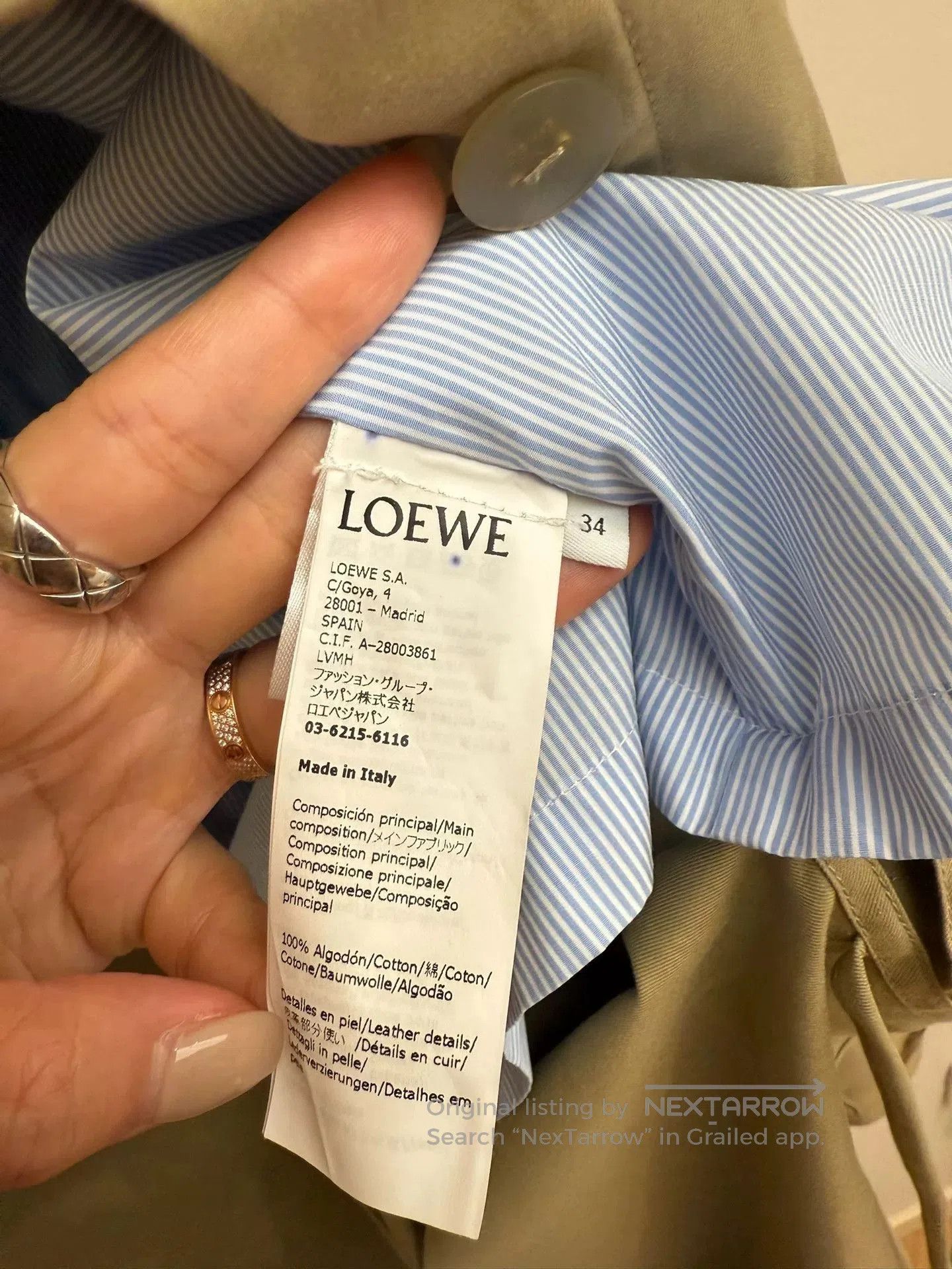 Loewe LOEWE SS21 Military Parka Coat Women. Size US S / EU 44-46 / 1 - 6 Thumbnail